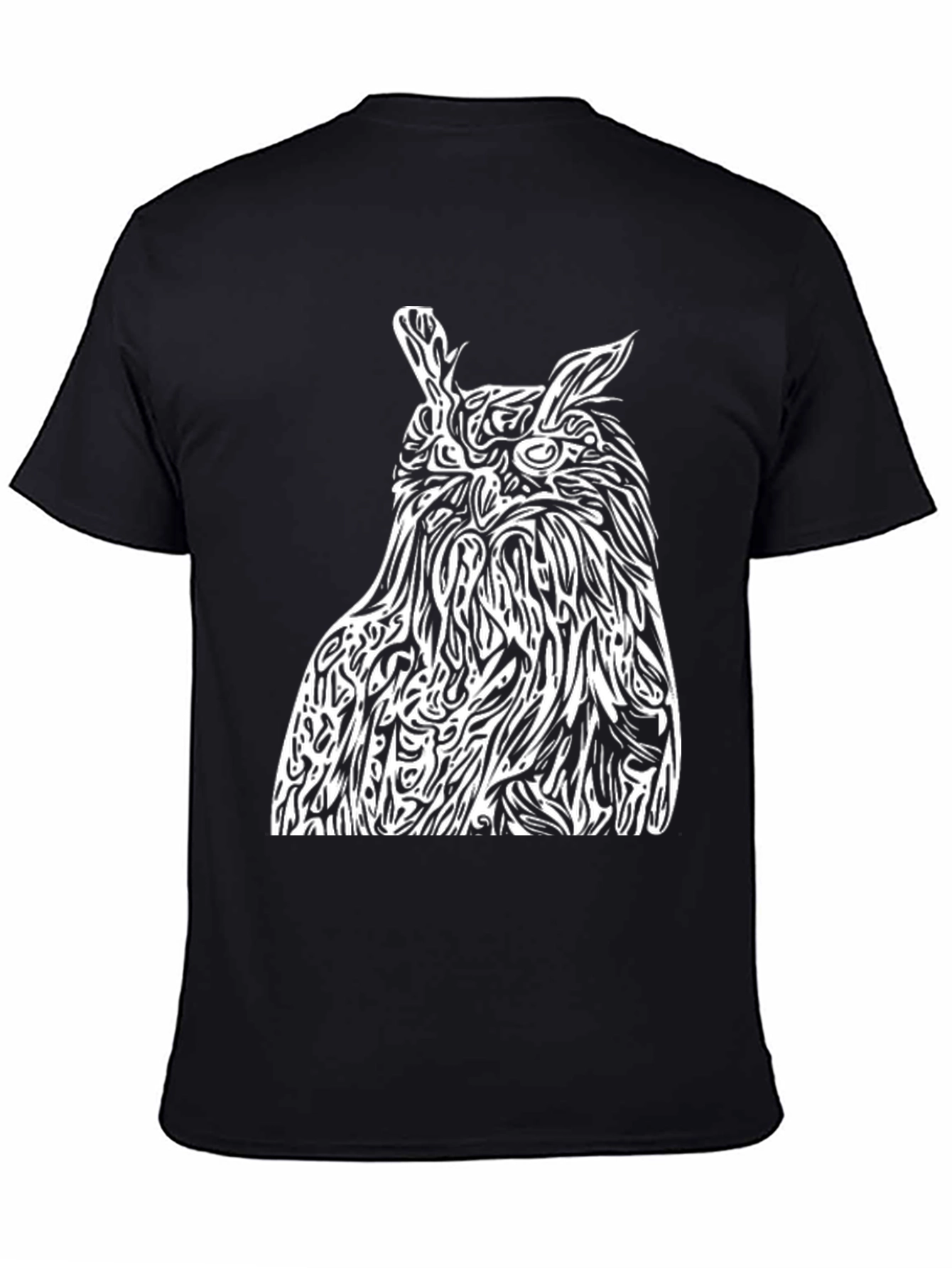 Owl Graphic Print T-Shirt