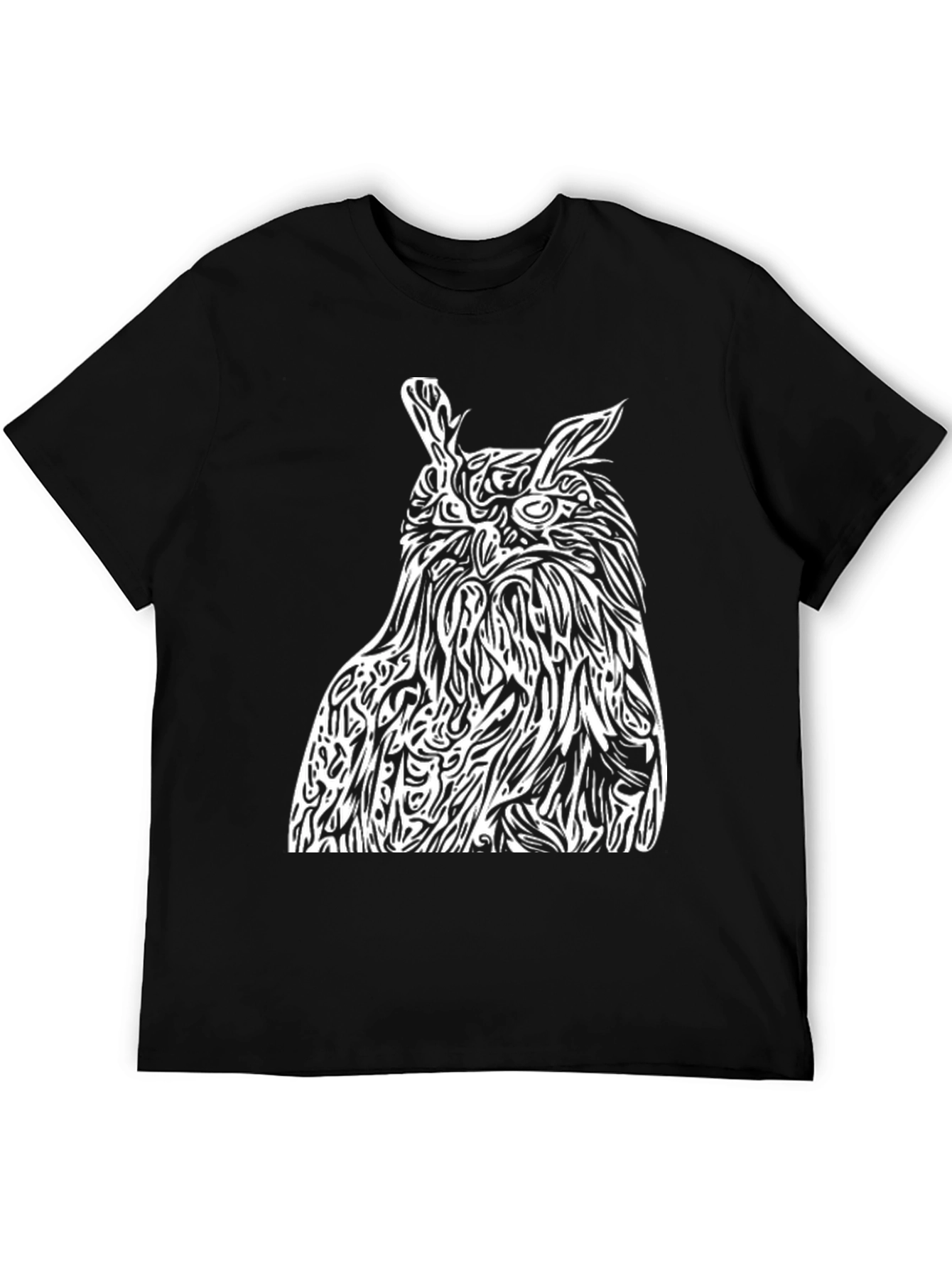 Owl Graphic Print T-Shirt