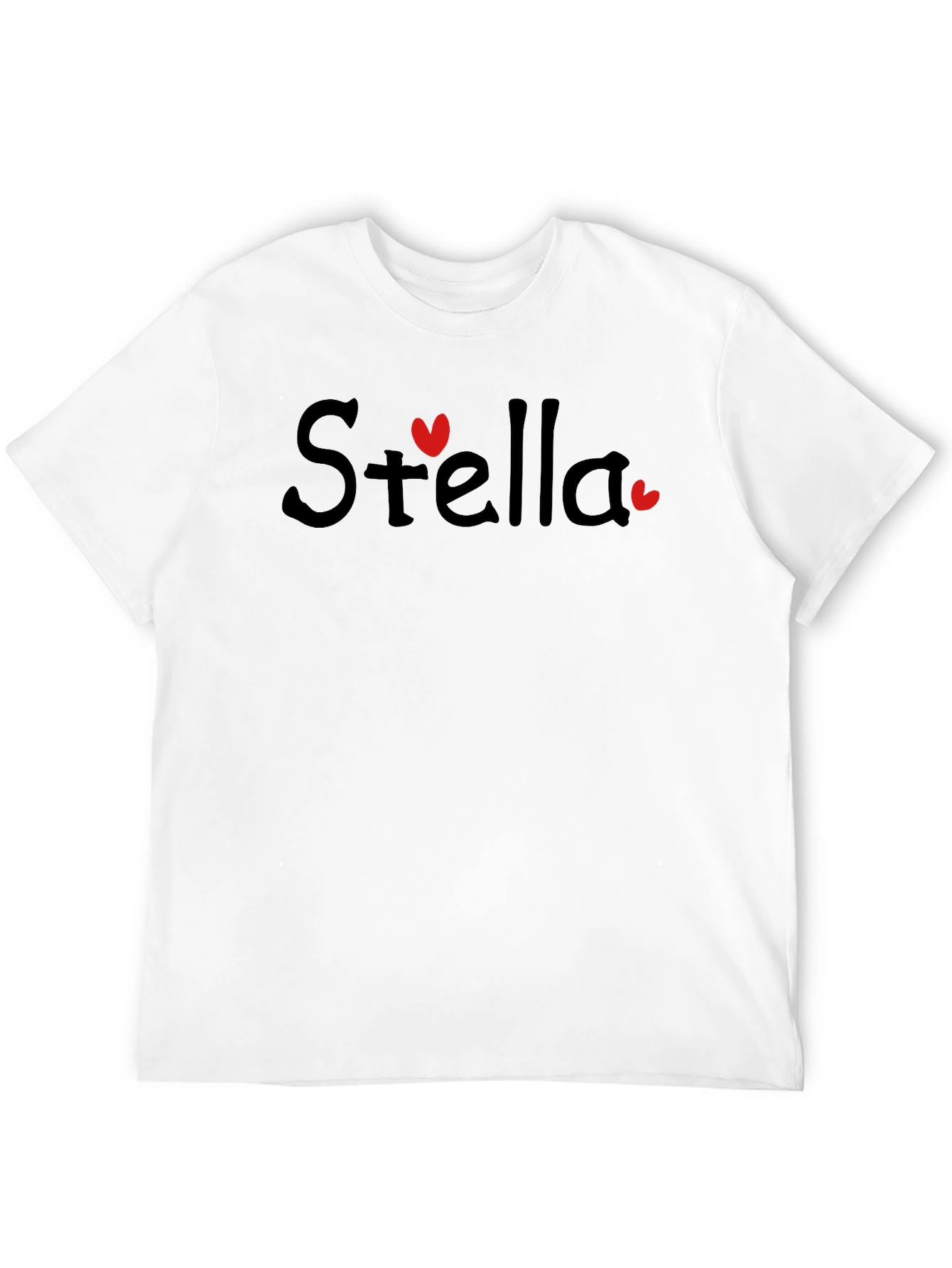 Stella Heart Tee - Black Cotton Blend