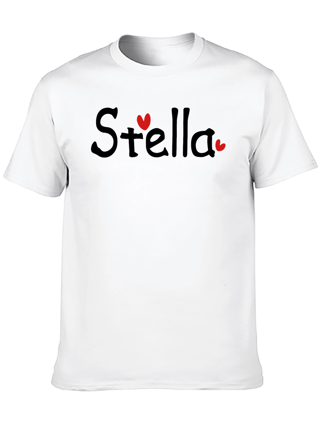 Stella Heart Tee - Black Cotton Blend