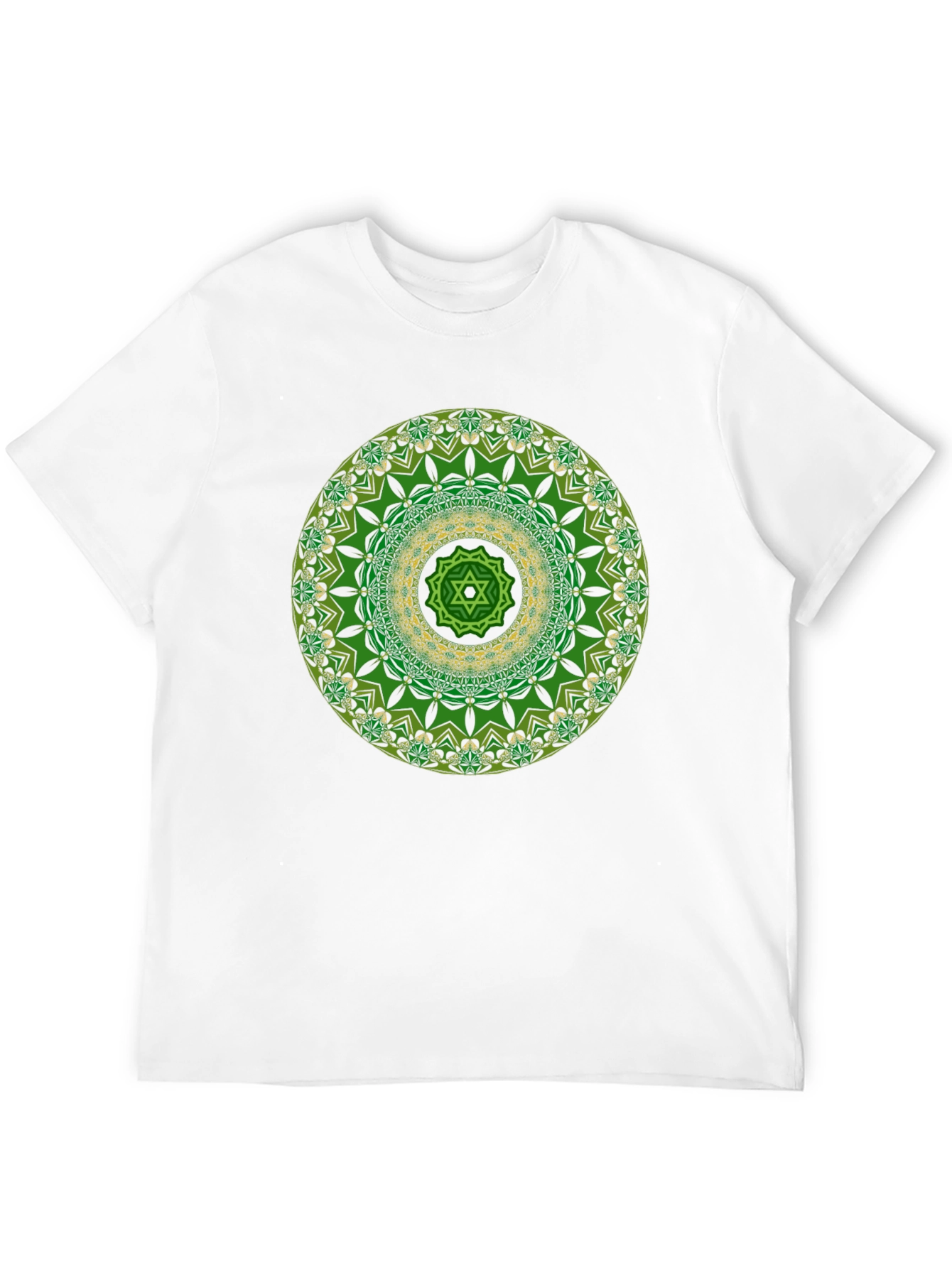 Green Mandala Graphic Print Tee