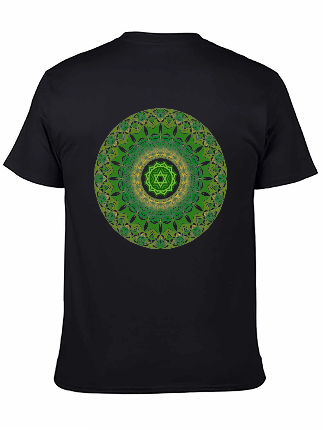 Green Mandala Graphic Print Tee