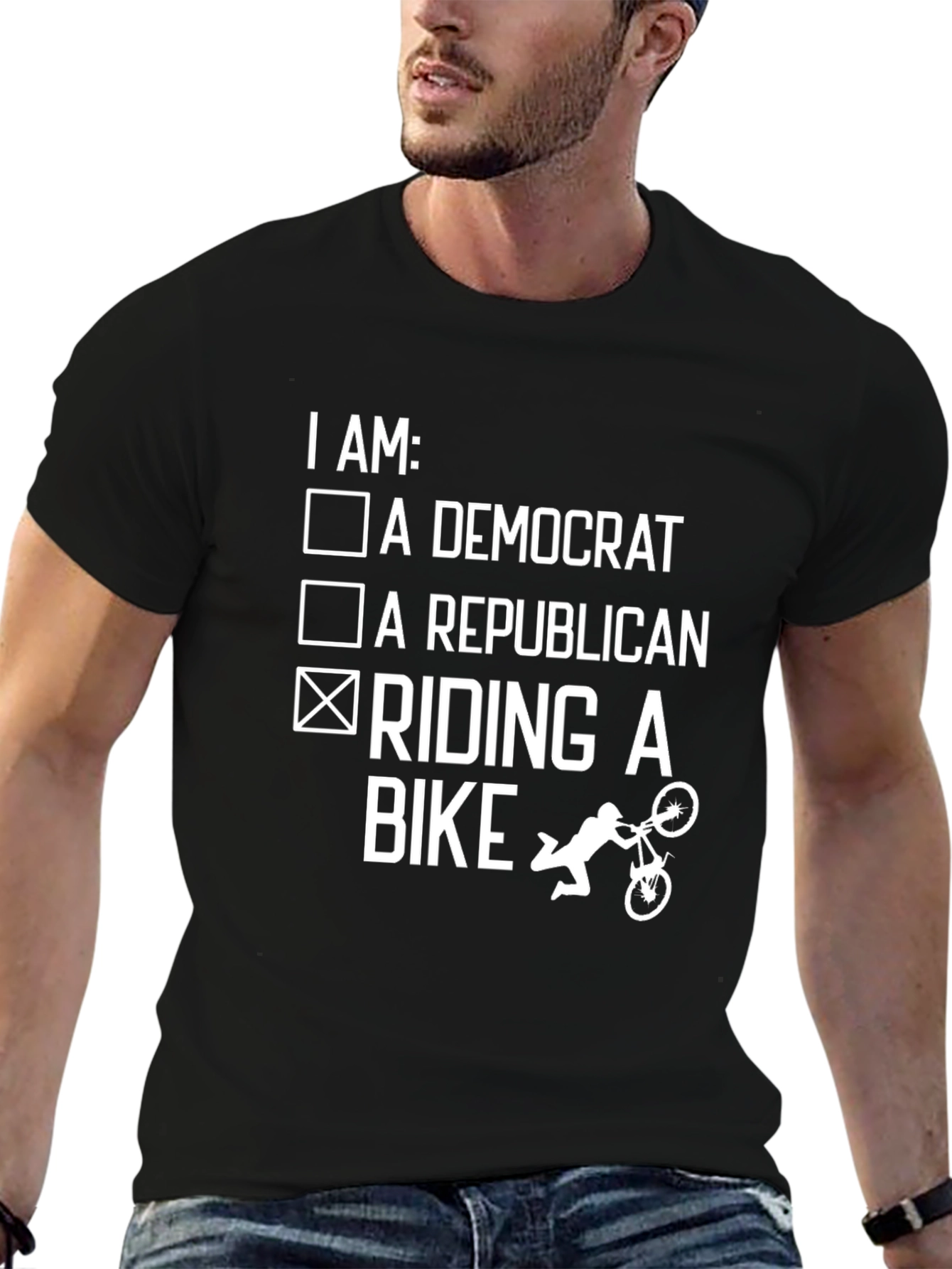 Funny Political Bike Rider T-Shirt