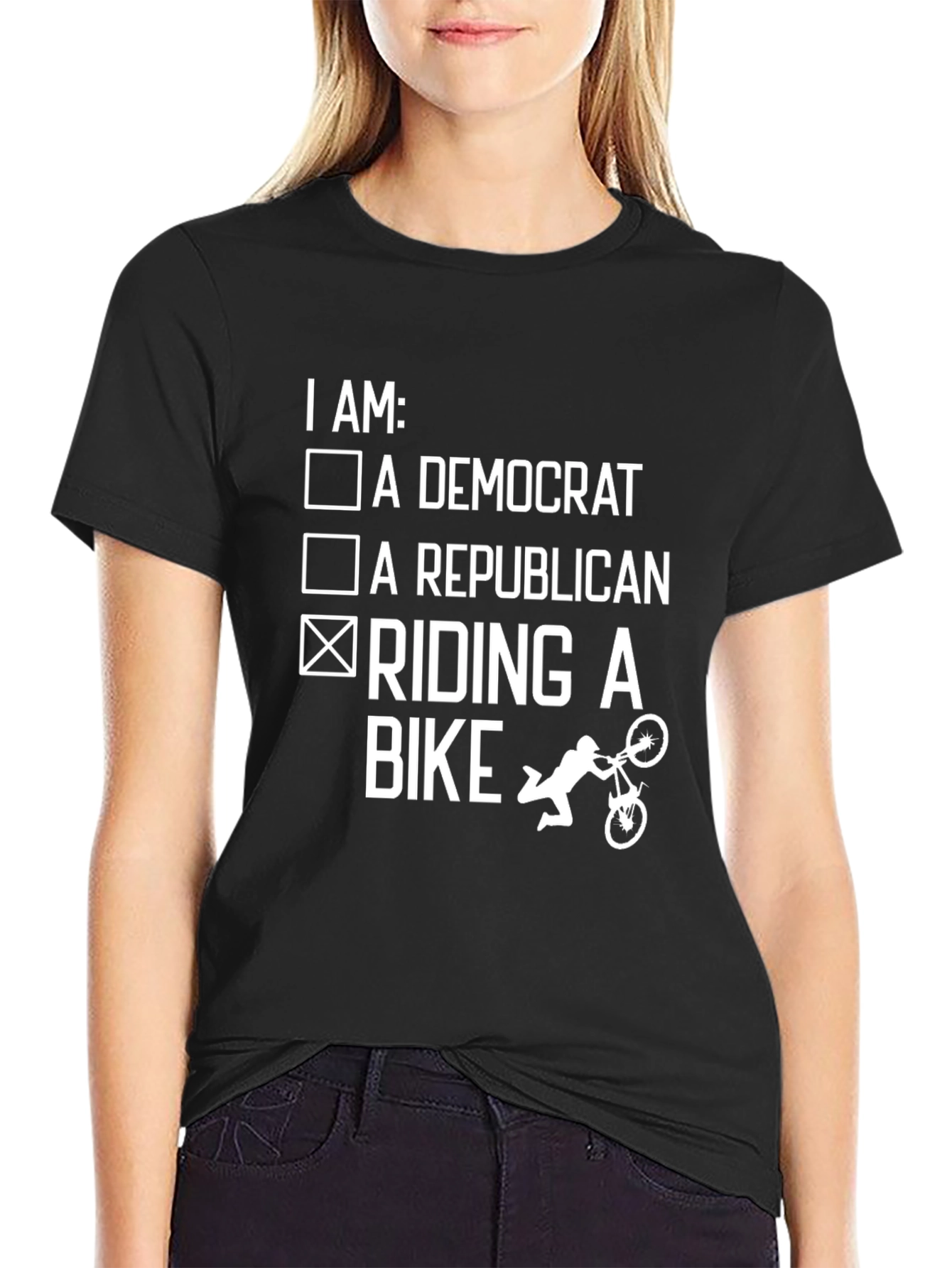 Funny Political Bike Rider T-Shirt