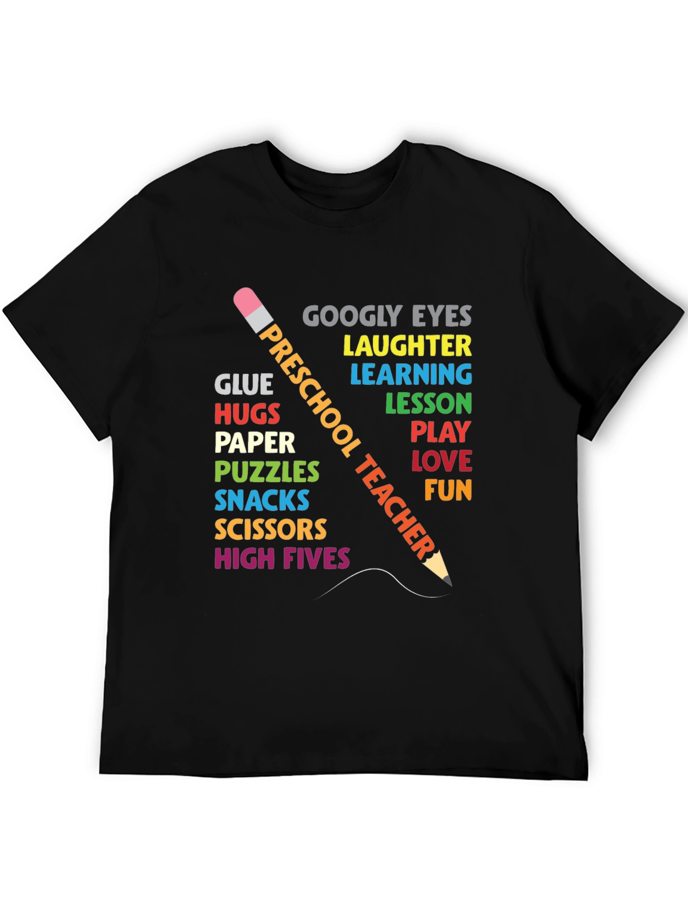 Preschool Teacher T-Shirt Fun Learning Tee