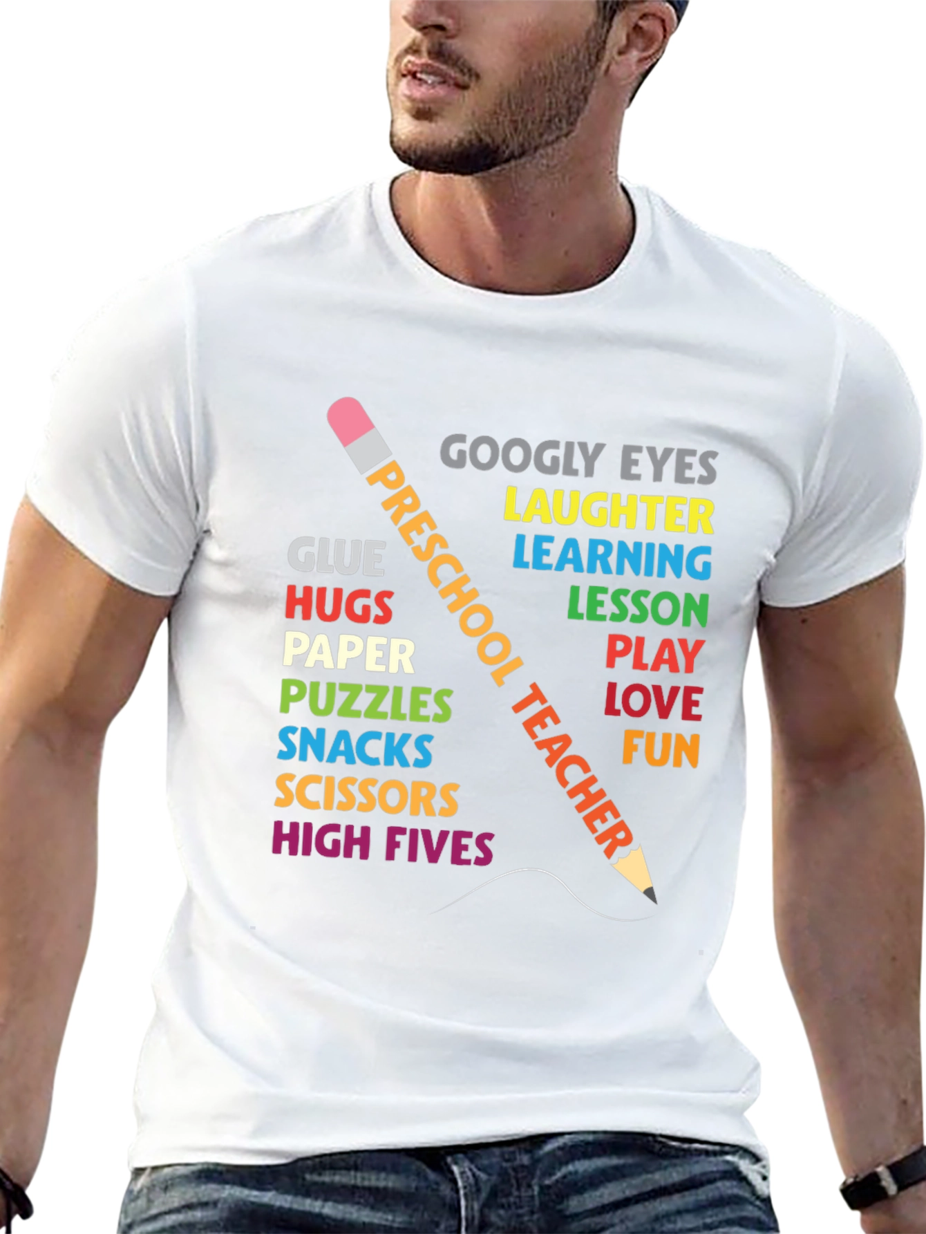 Preschool Teacher T-Shirt Fun Learning Tee
