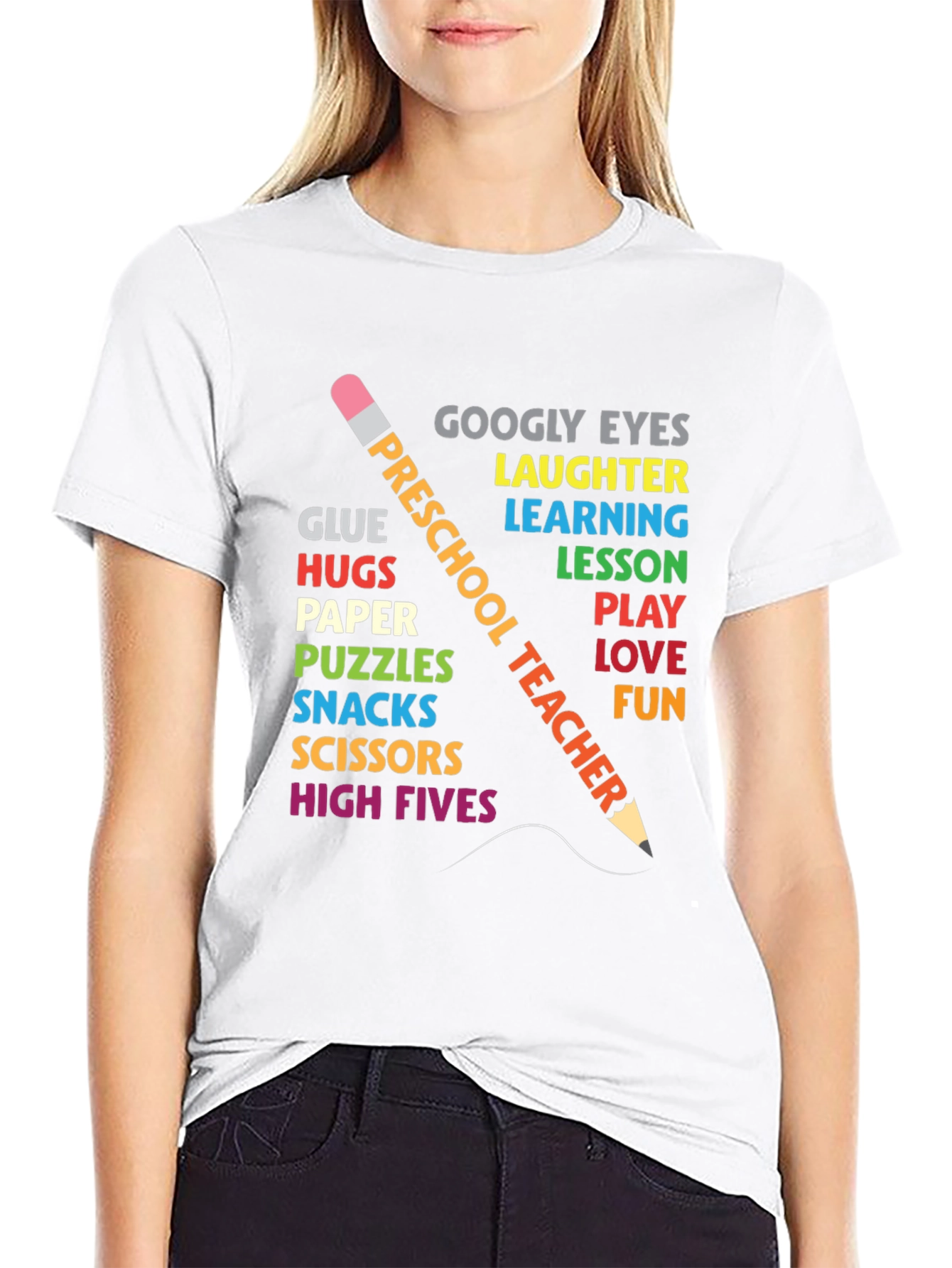 Preschool Teacher T-Shirt Fun Learning Tee