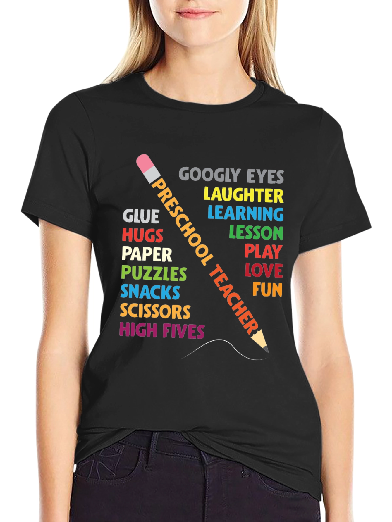 Preschool Teacher T-Shirt Fun Learning Tee