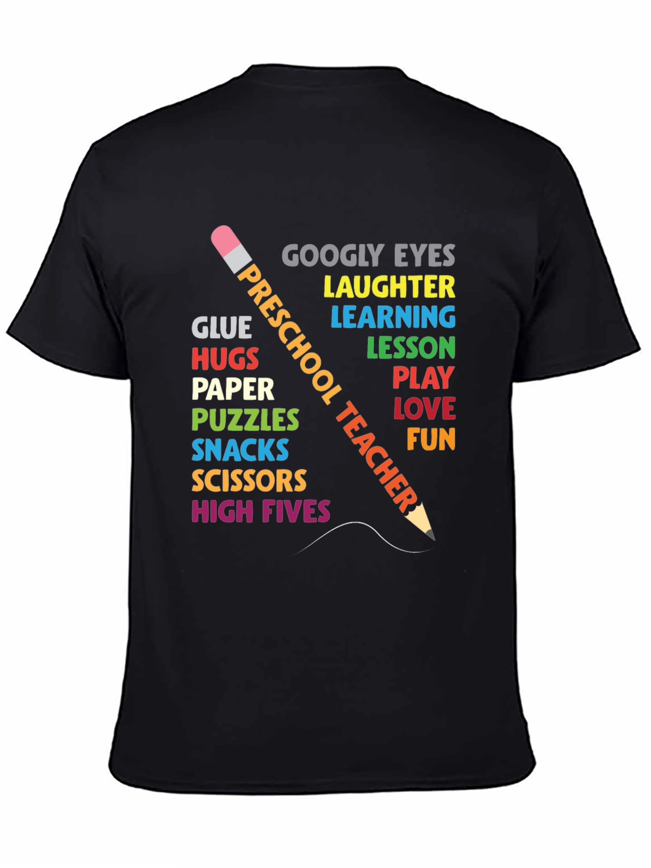 Preschool Teacher T-Shirt Fun Learning Tee