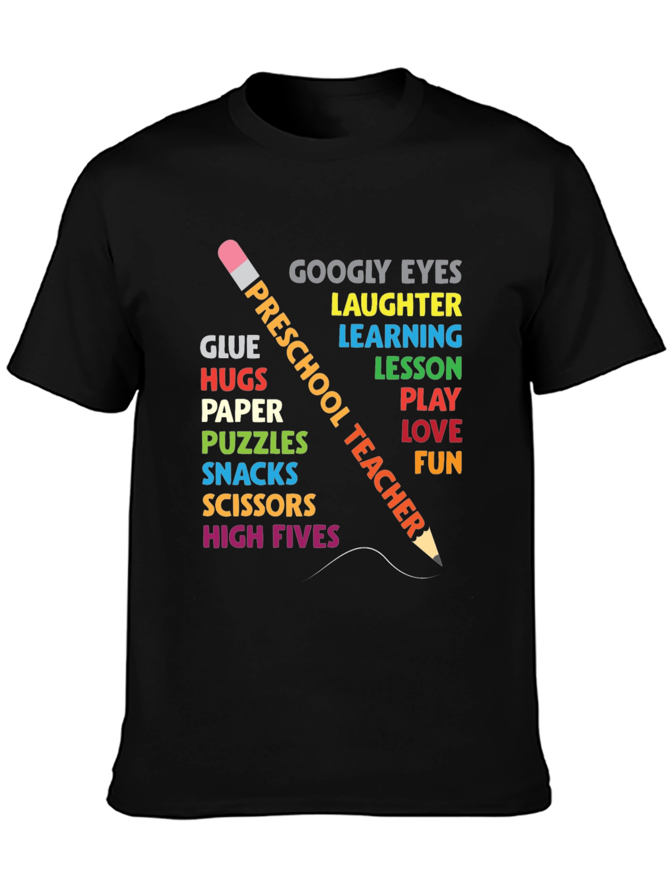 Preschool Teacher T-Shirt Fun Learning Tee