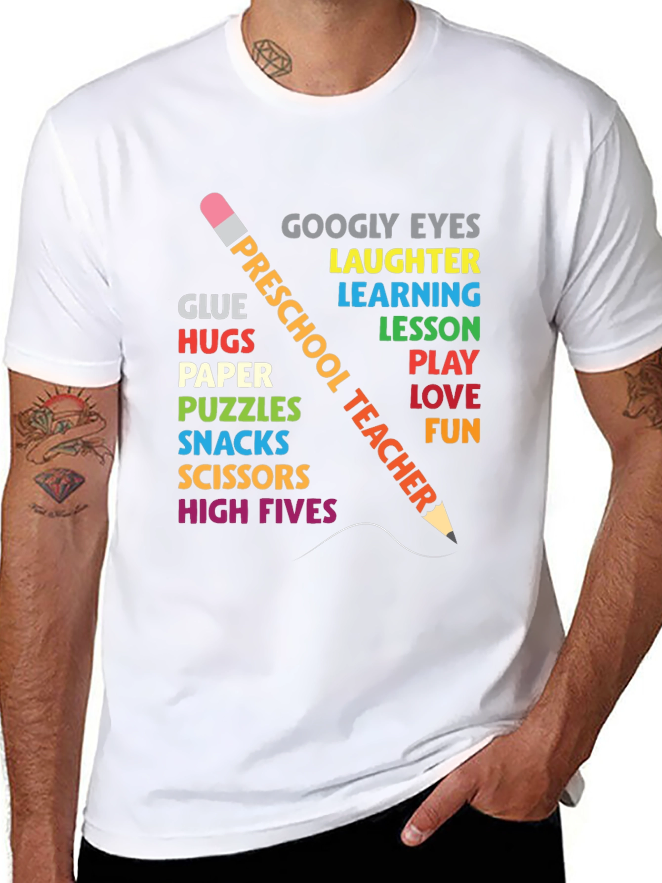 Preschool Teacher T-Shirt Fun Learning Tee