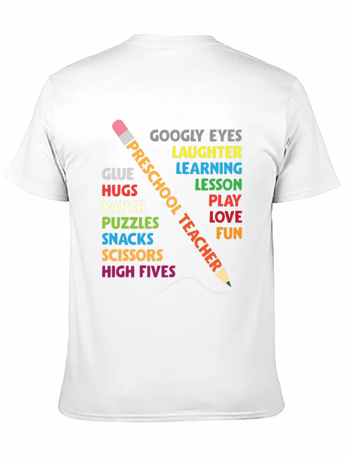 Preschool Teacher T-Shirt Fun Learning Tee