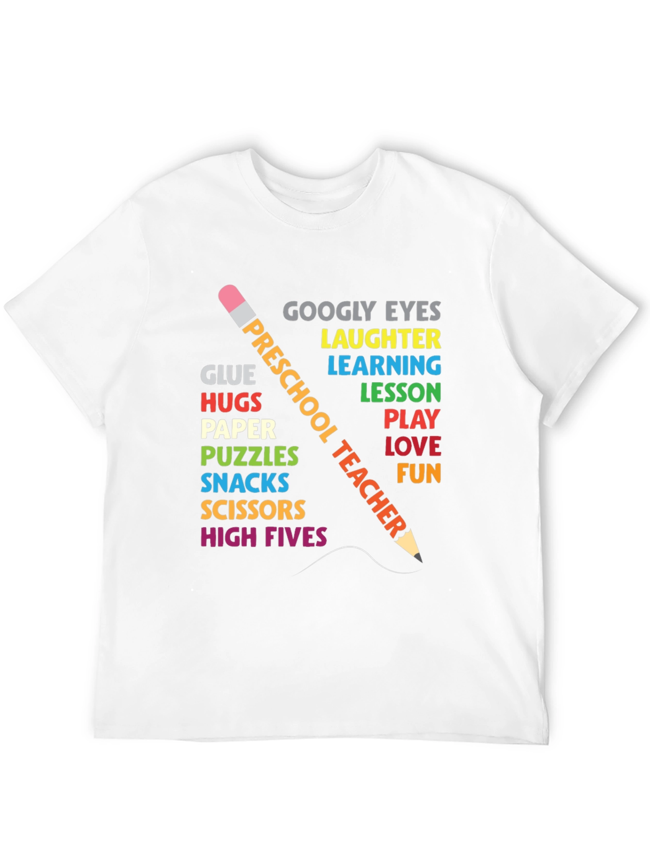 Preschool Teacher T-Shirt Fun Learning Tee