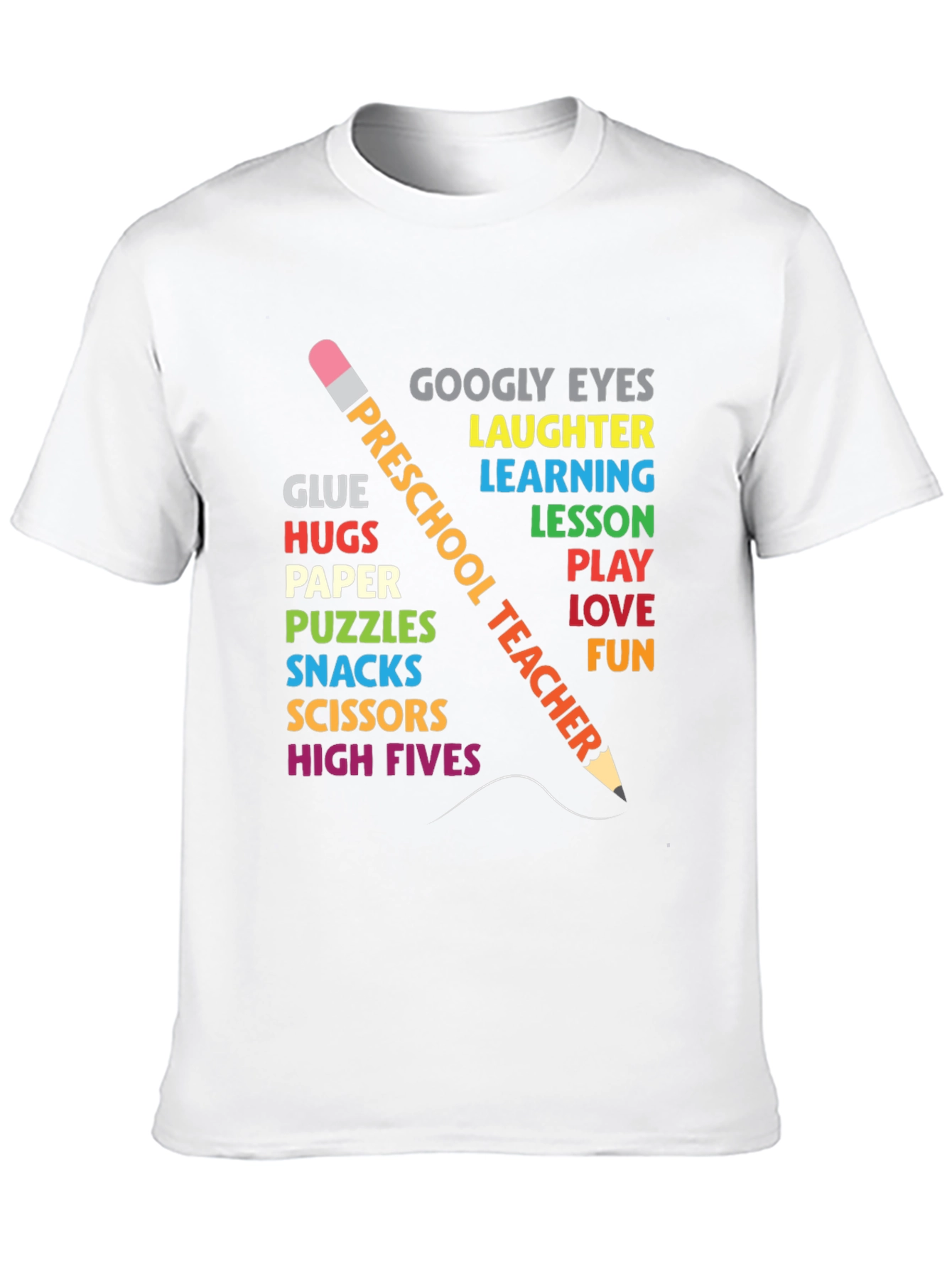 Preschool Teacher T-Shirt Fun Learning Tee