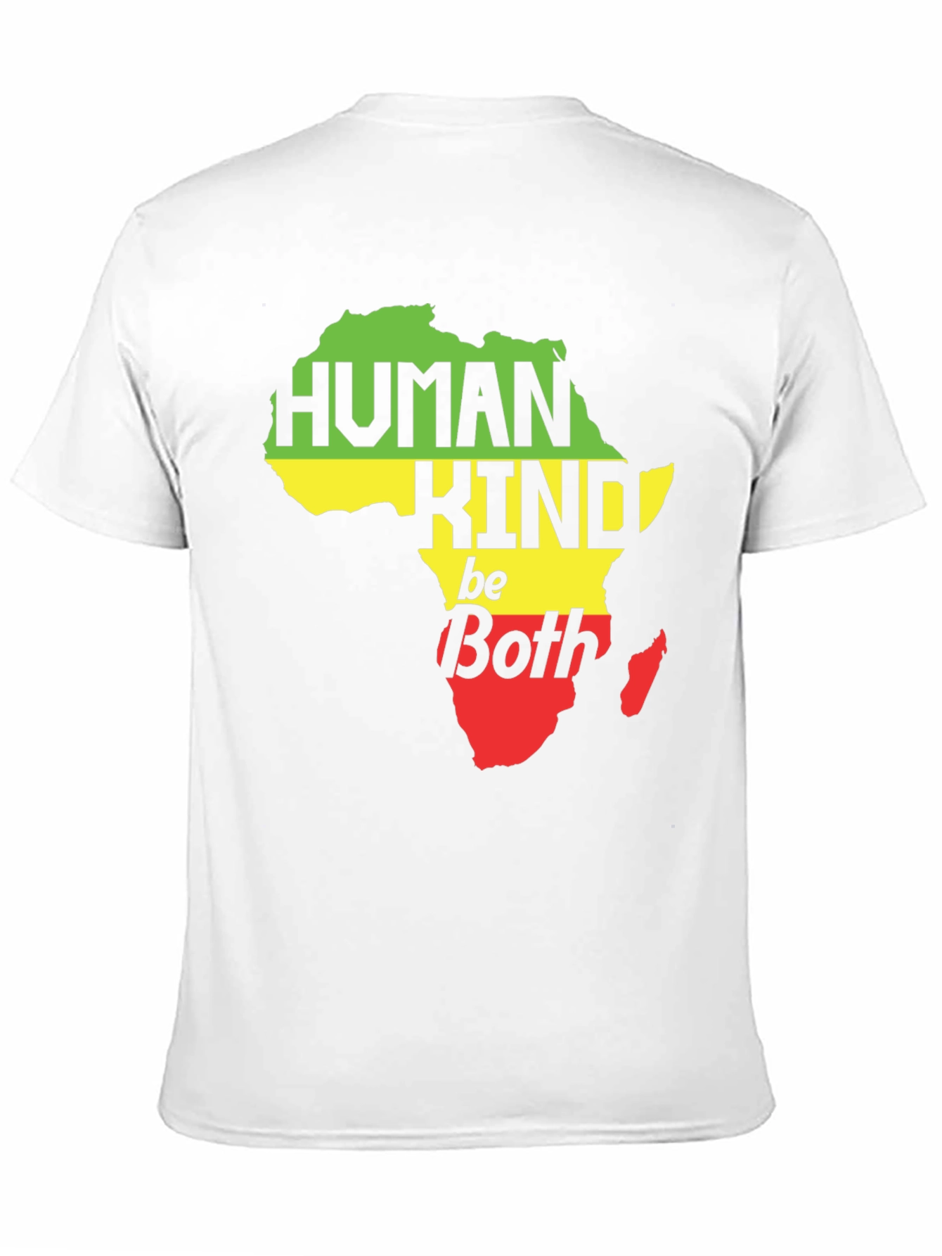 Human Kind Be Both Africa Map Graphic Tee
