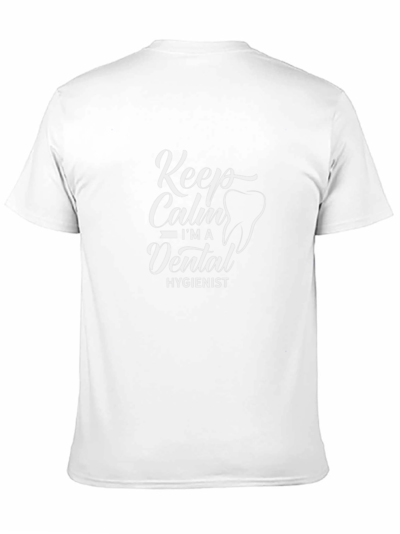 Keep Calm Im a Dental Hygienist Black T-Shirt