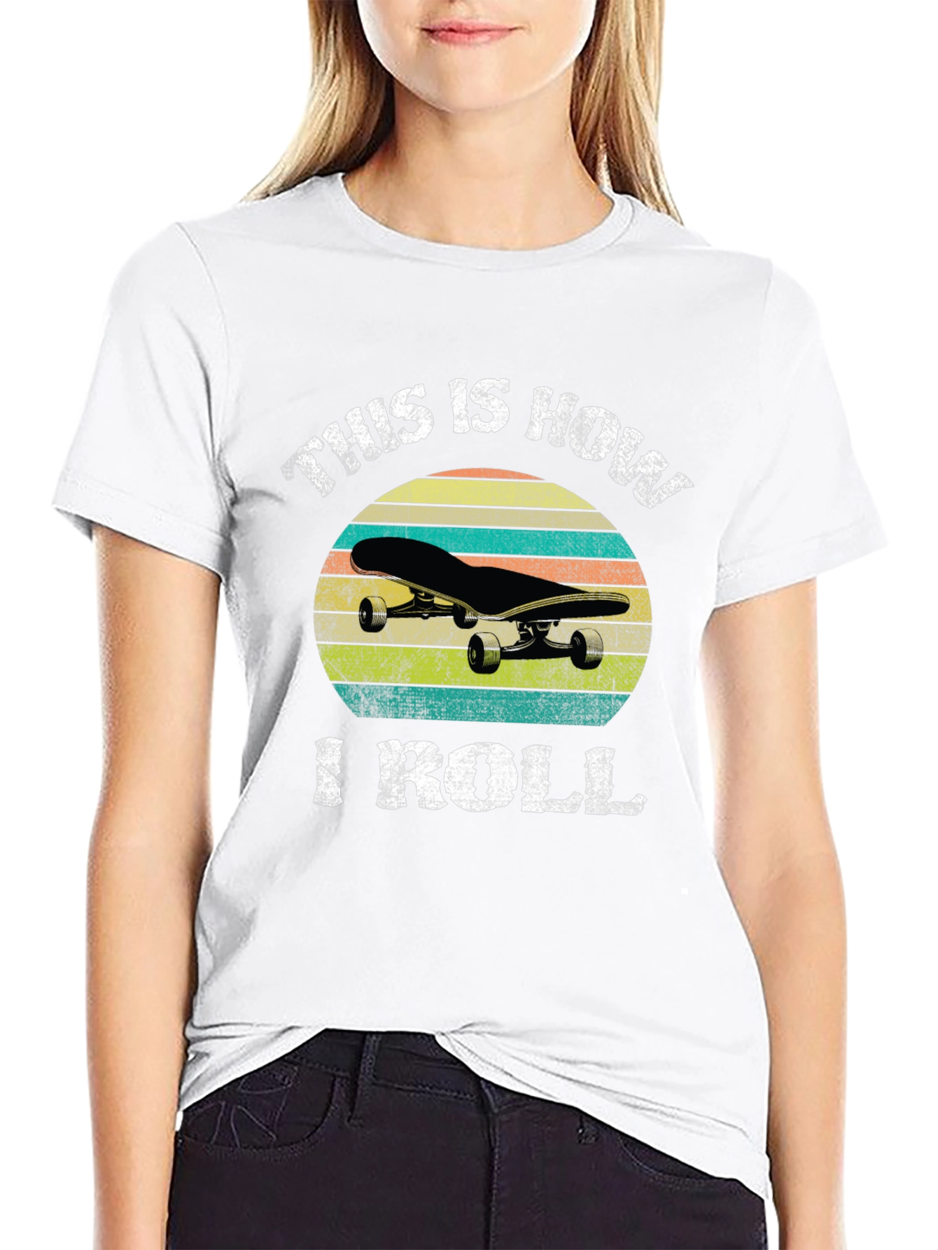 This Is How I Roll Skateboard T-Shirt