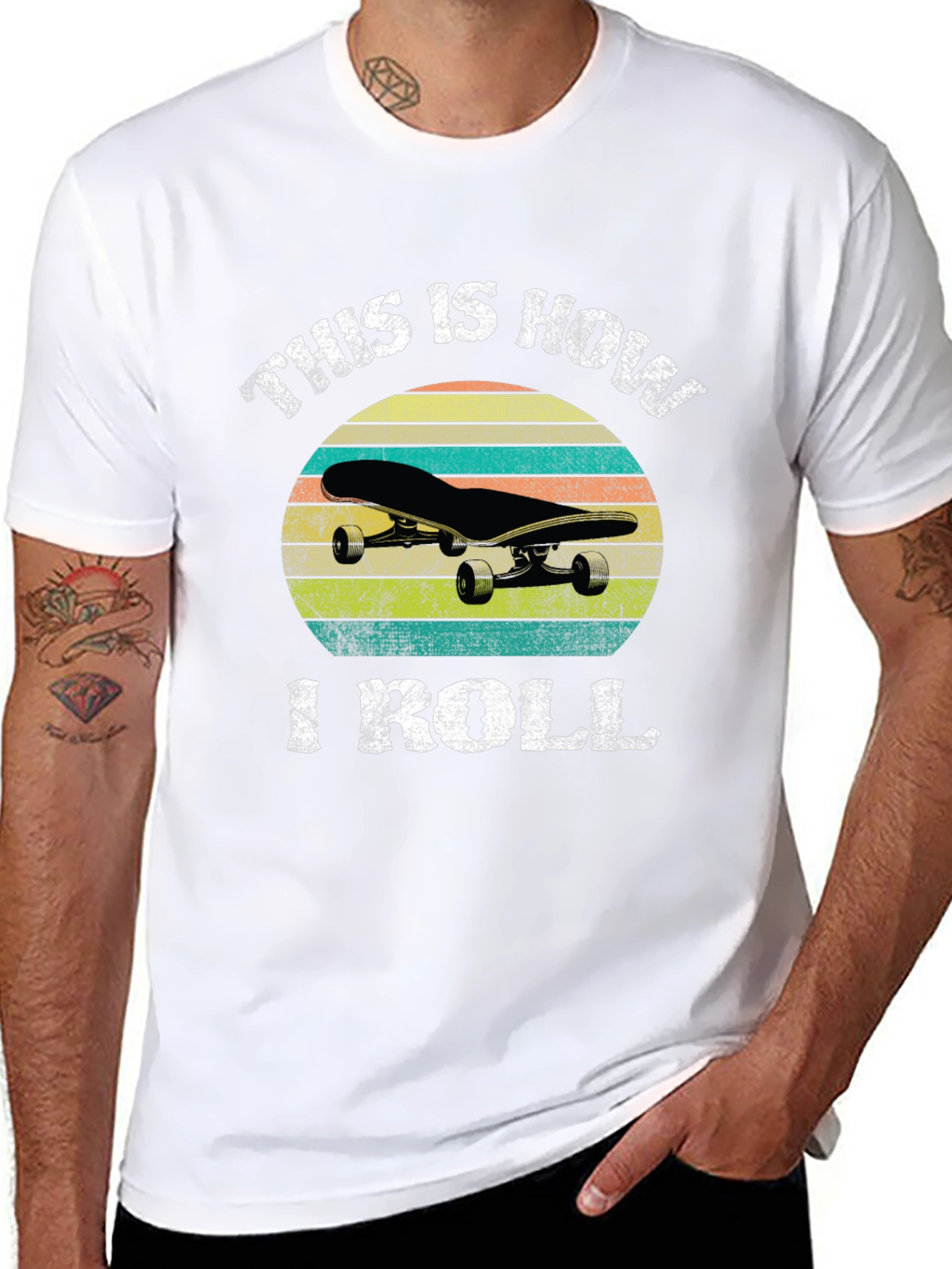 This Is How I Roll Skateboard T-Shirt