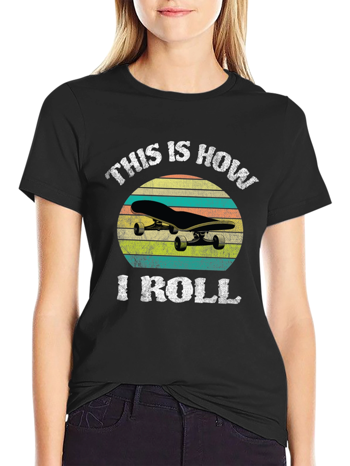 This Is How I Roll Skateboard T-Shirt