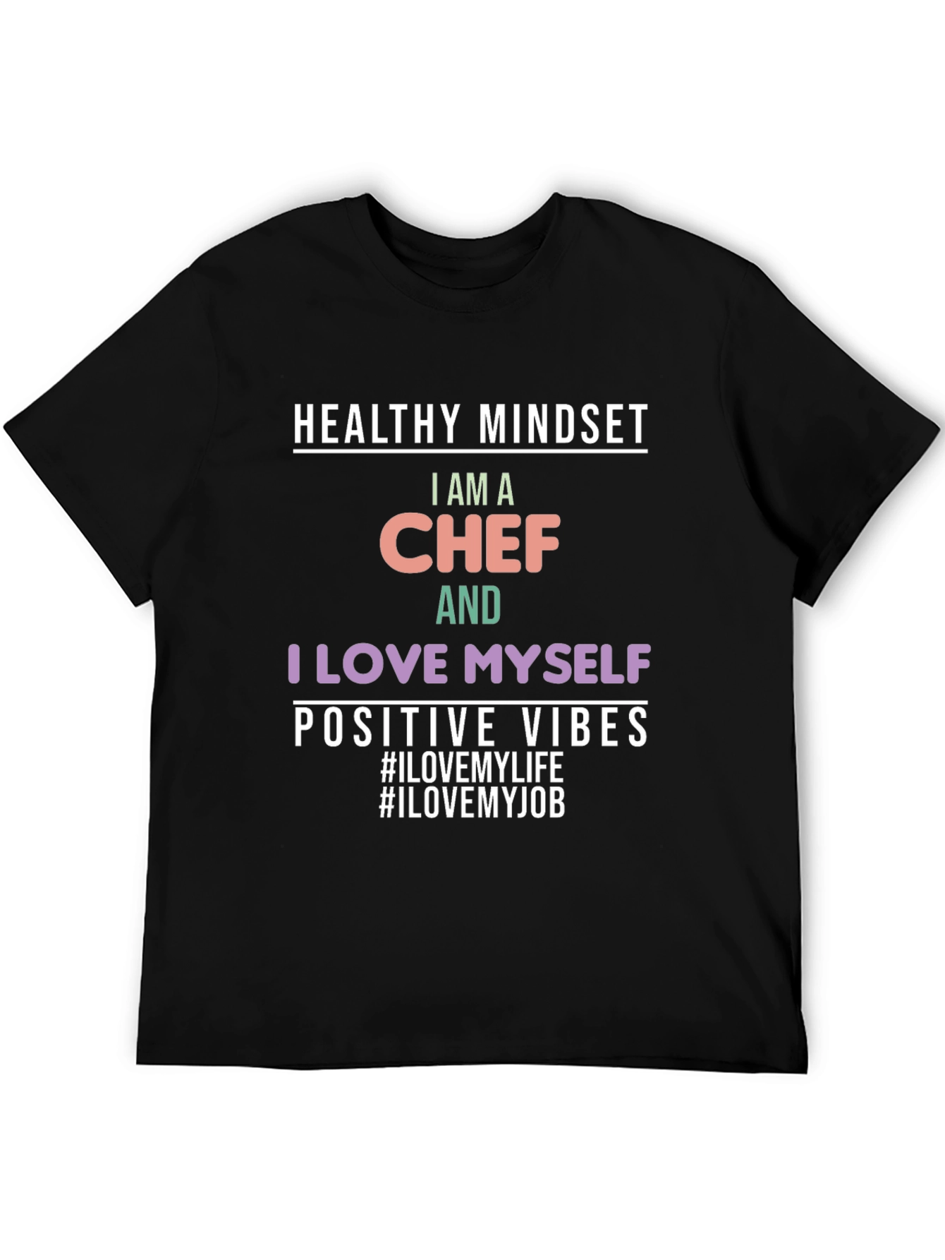 Healthy Mindset Chef Graphic T-Shirt