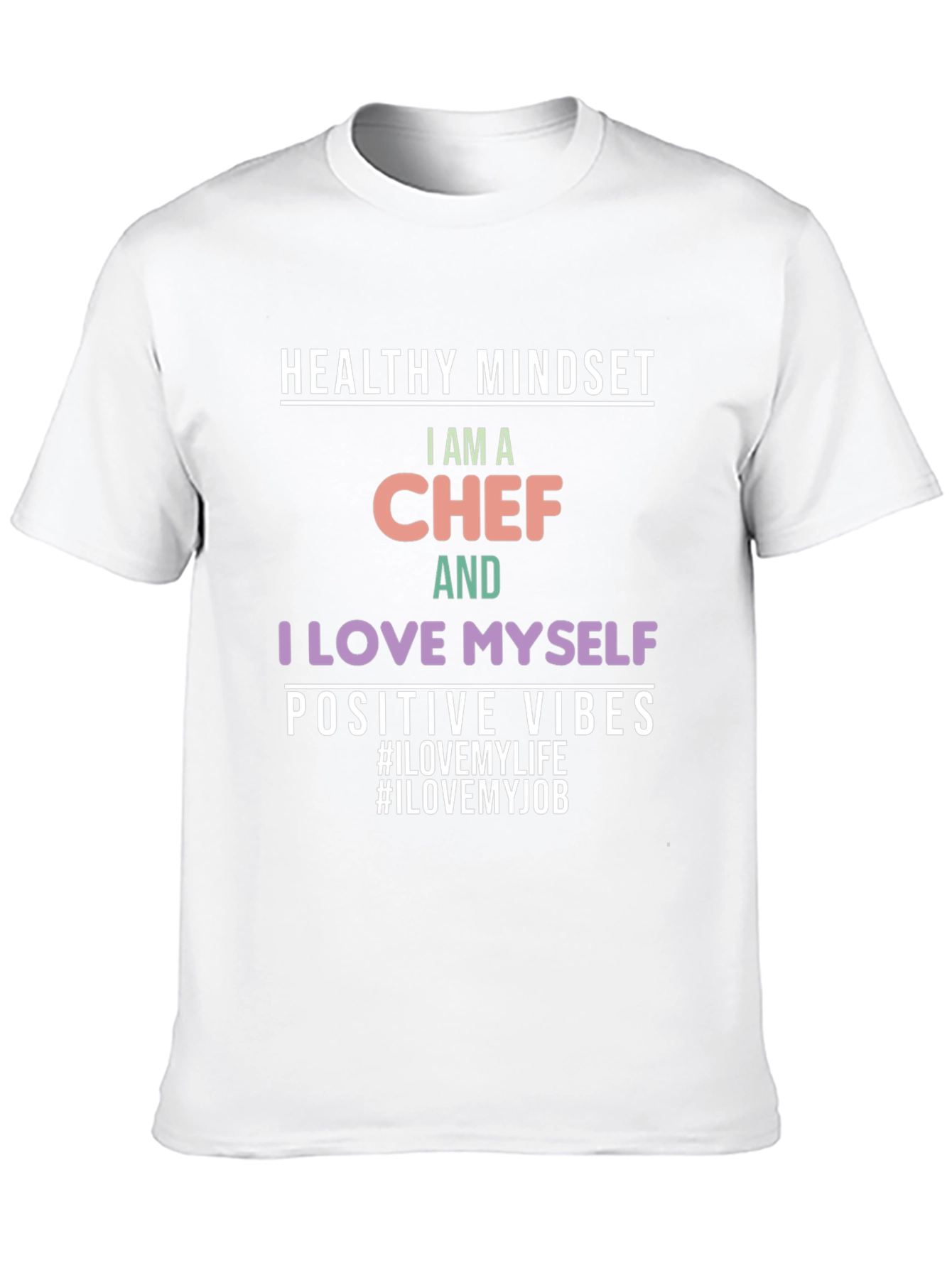 Healthy Mindset Chef Graphic T-Shirt