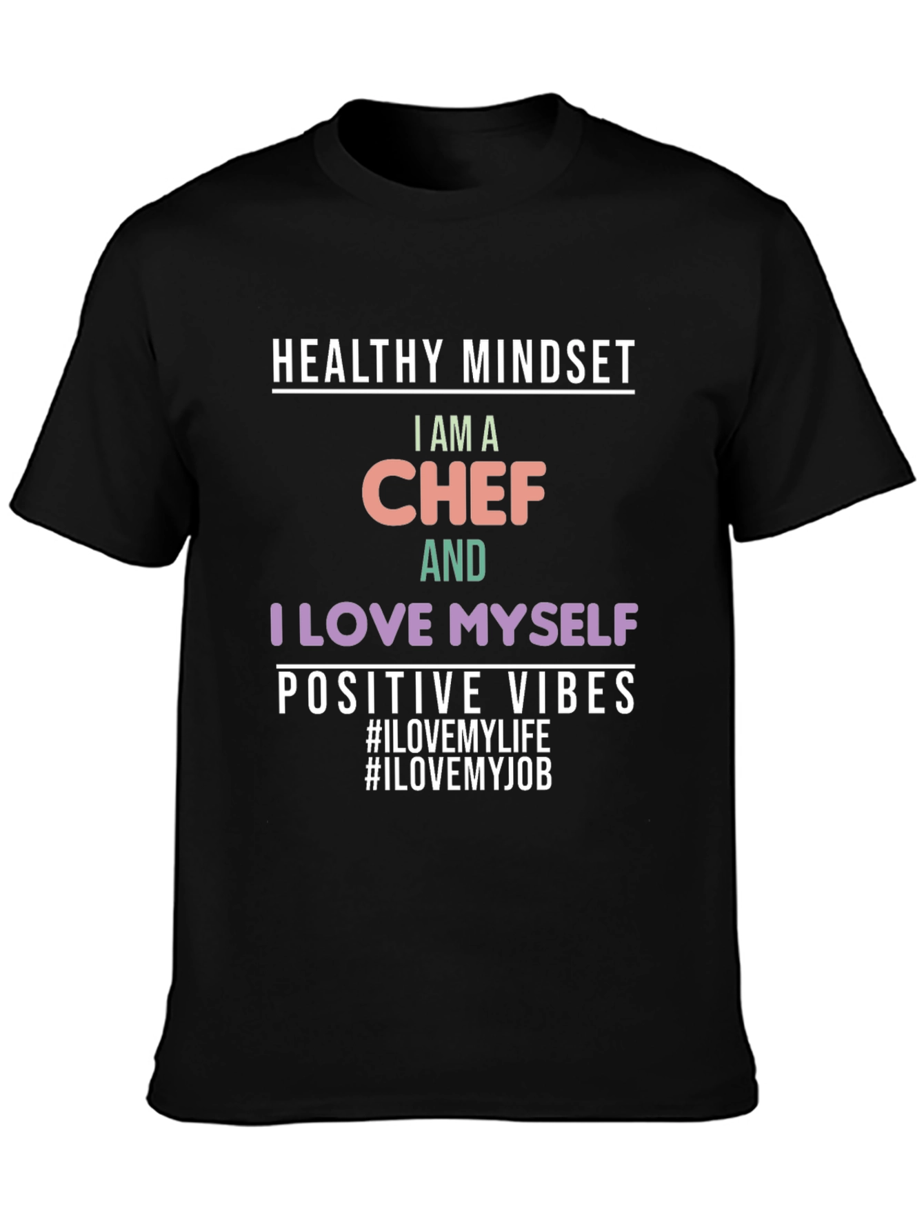 Healthy Mindset Chef Graphic T-Shirt