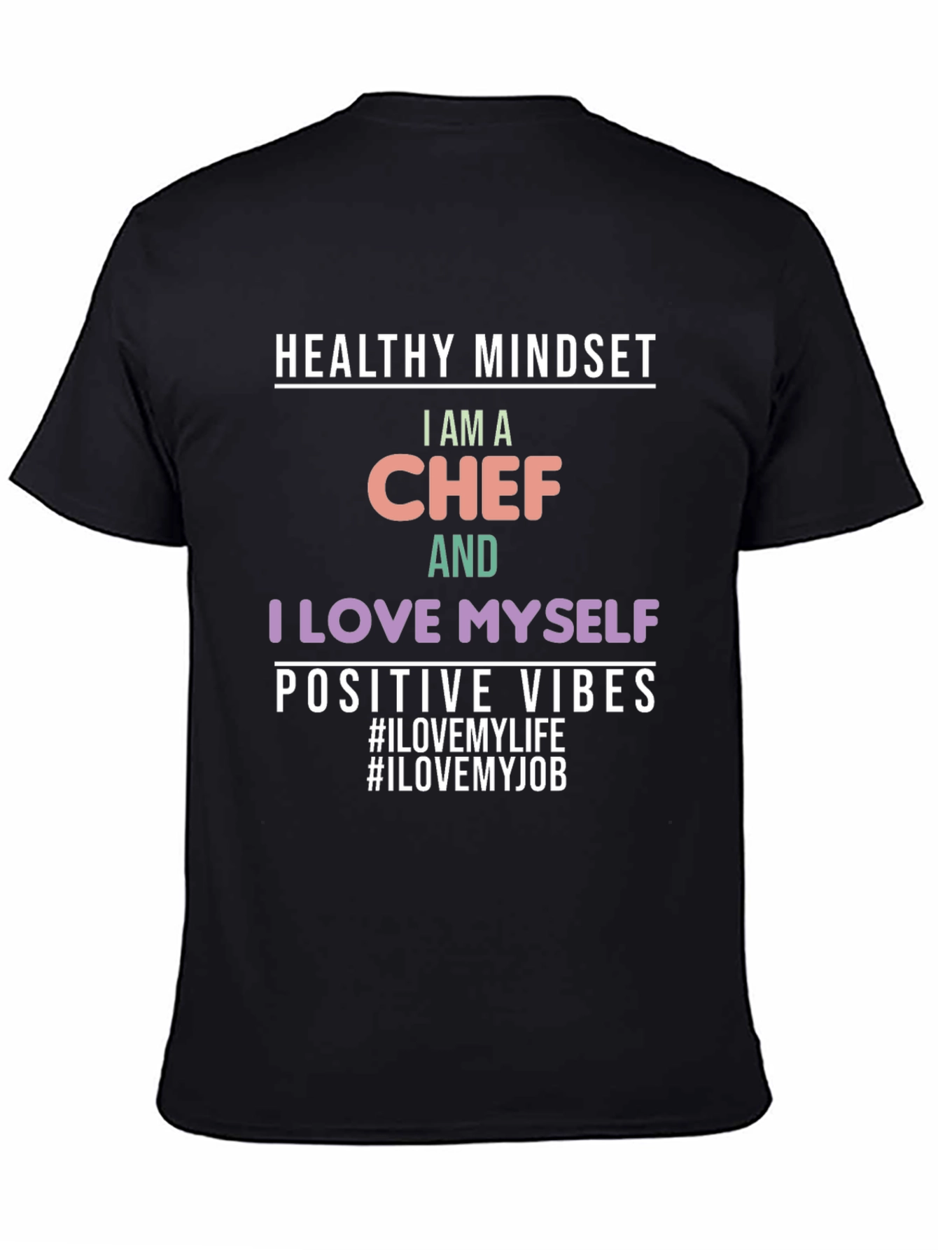 Healthy Mindset Chef Graphic T-Shirt