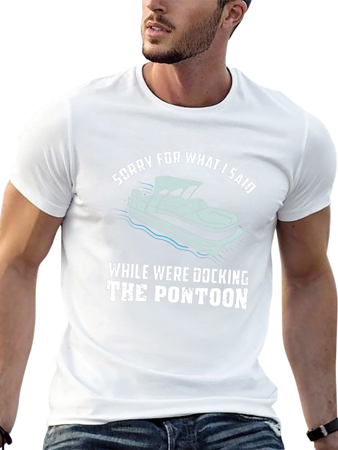 Pontoon Docking T-Shirt - Funny Boating Tee