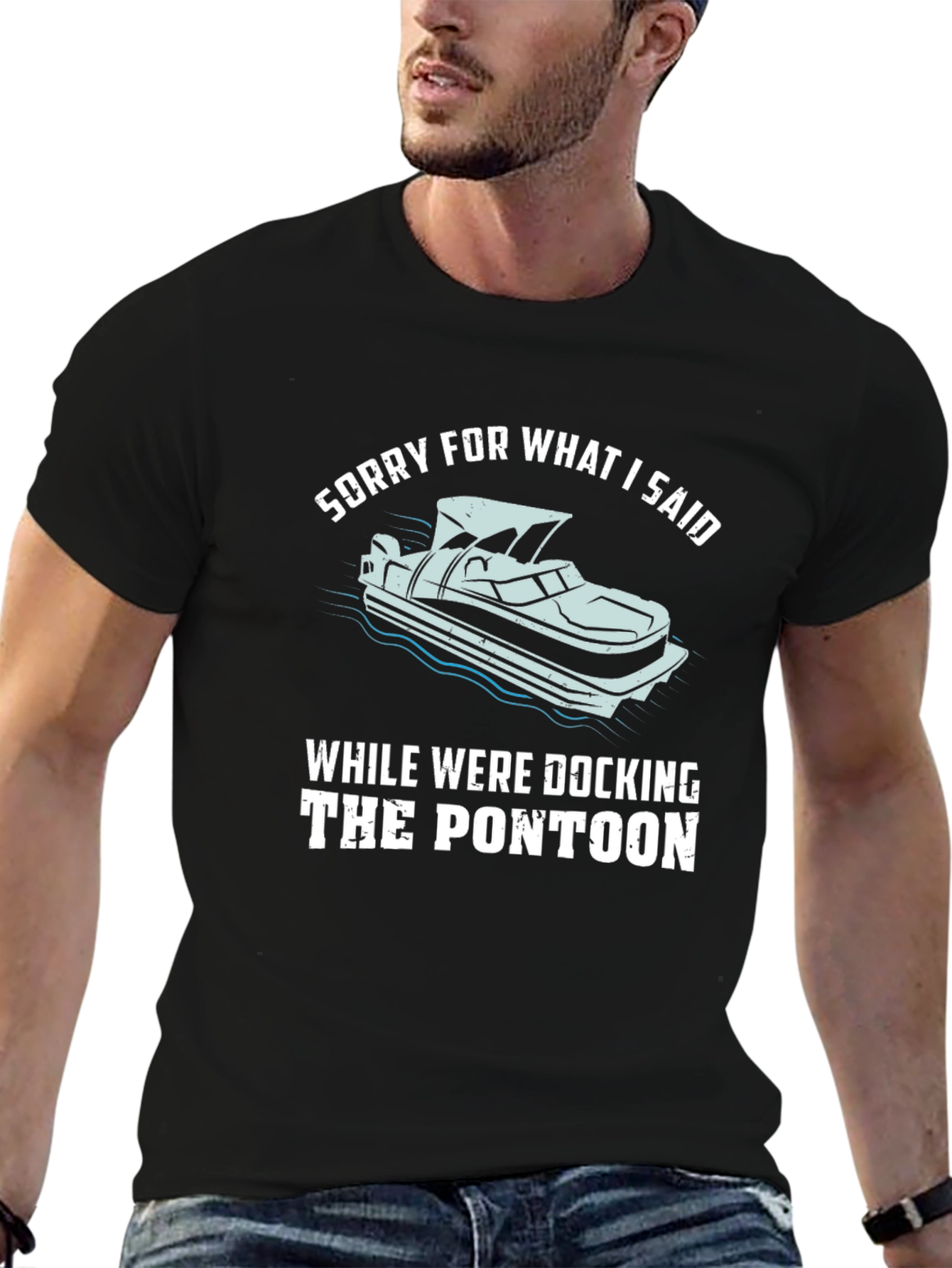 Pontoon Docking T-Shirt - Funny Boating Tee