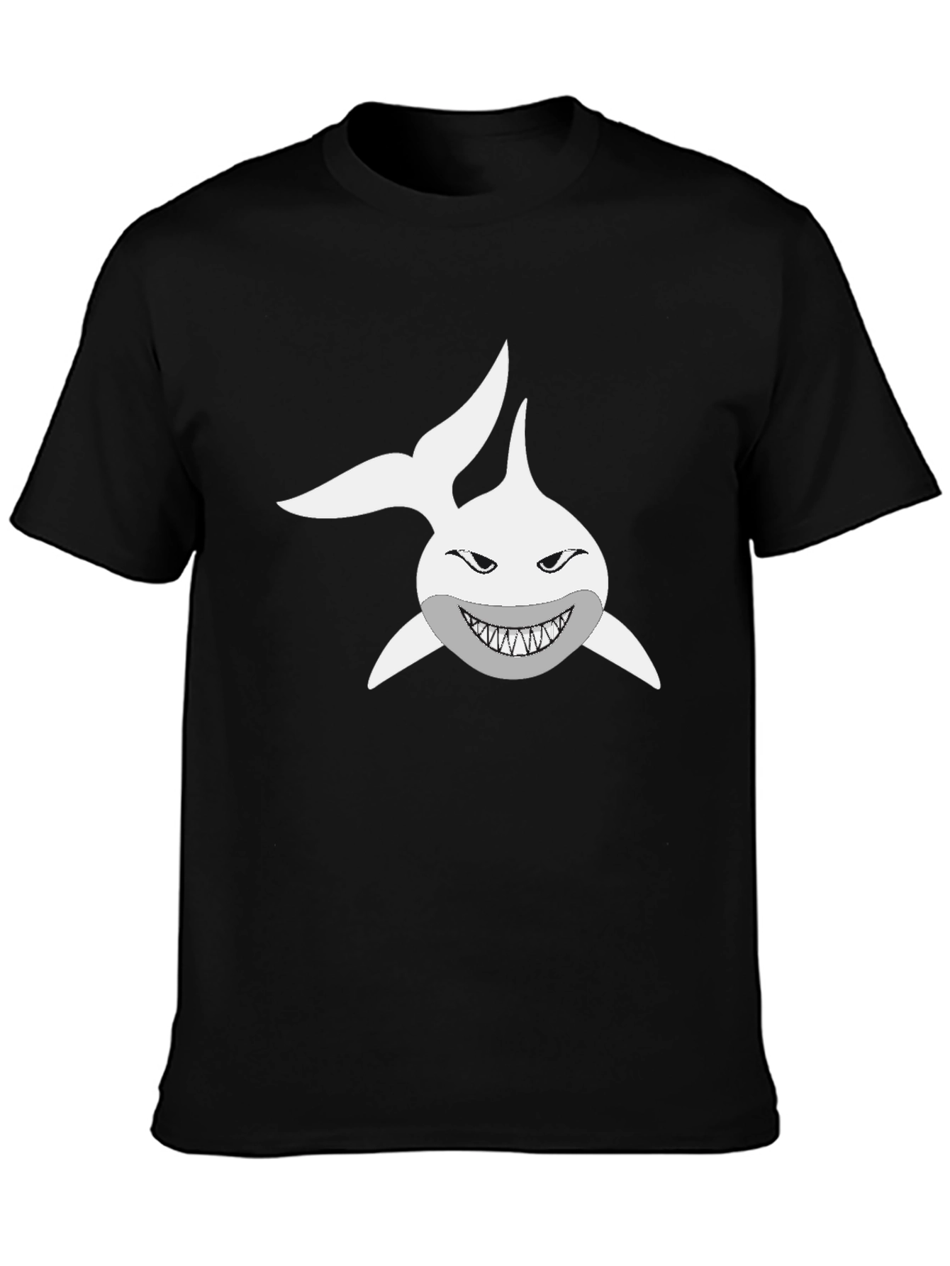 Shark Graphic T-Shirt - Mens Black Tee