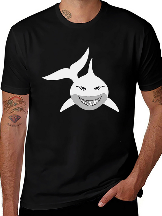 Shark Graphic T-Shirt - Mens Black Tee