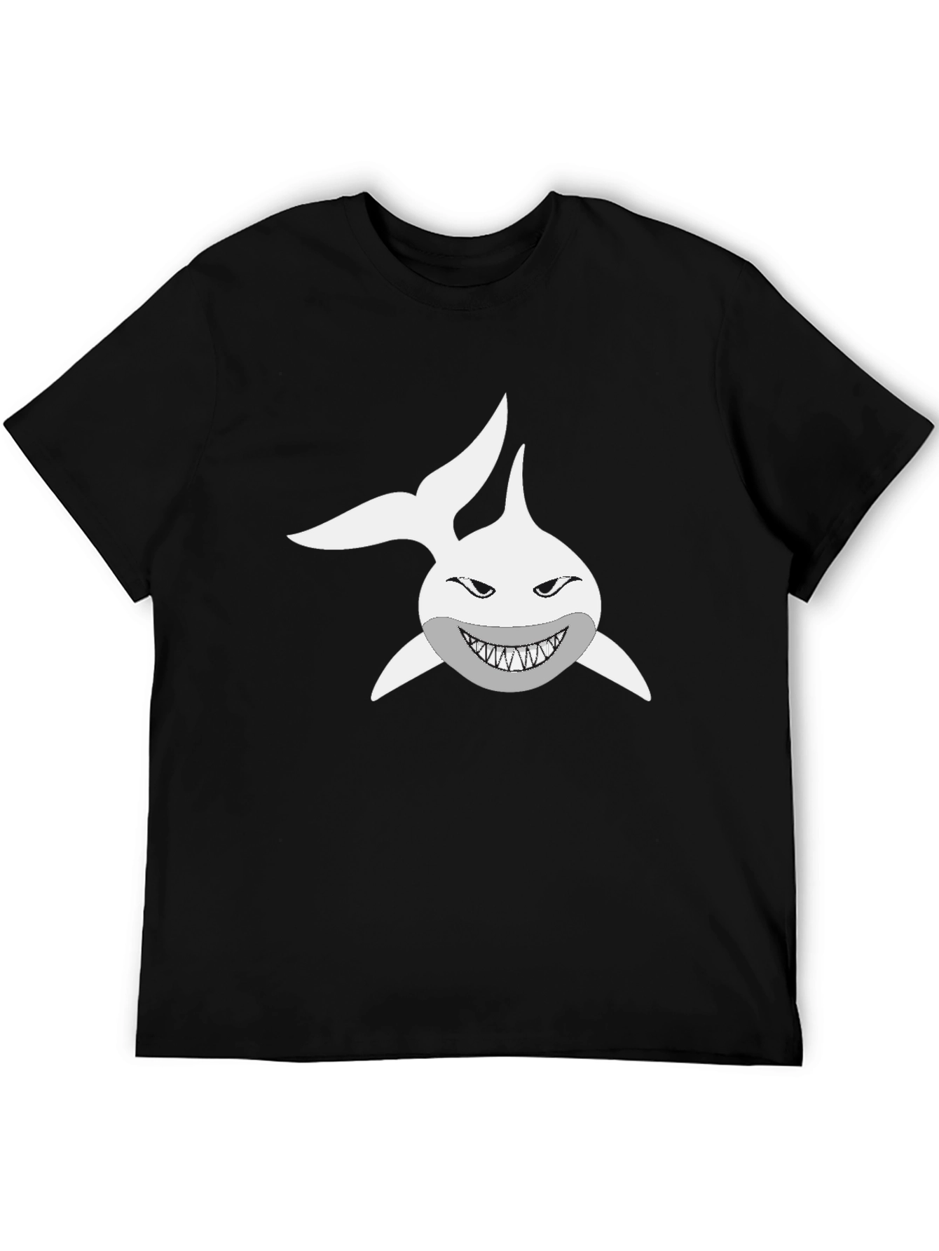 Shark Graphic T-Shirt - Mens Black Tee