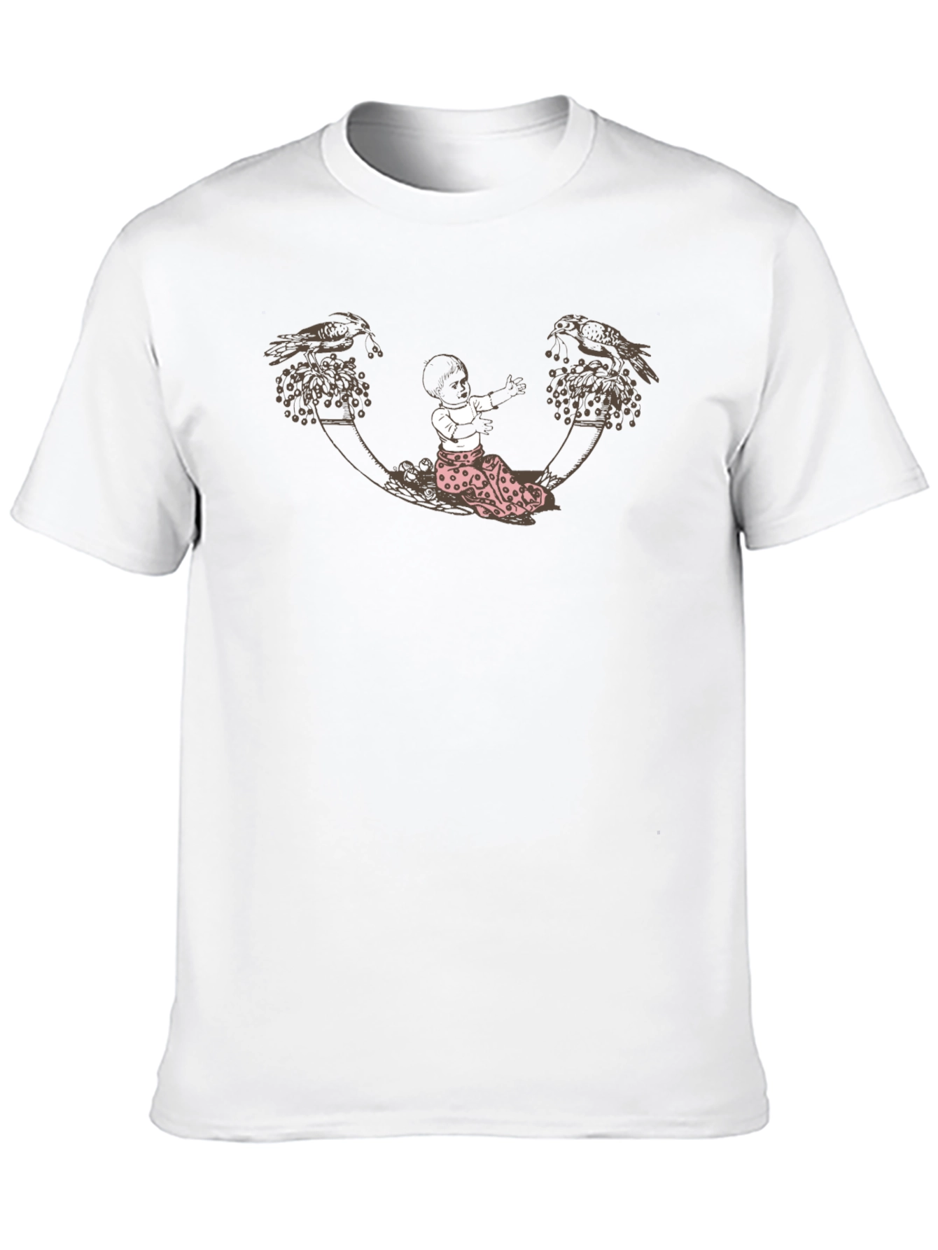 Unique Graphic Tee - Crow & Child Design