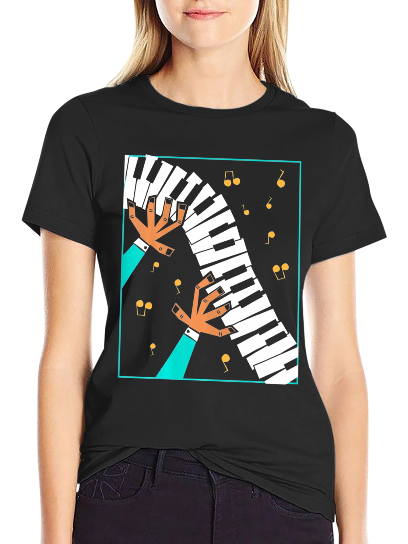 Musical Hands Piano T-Shirt