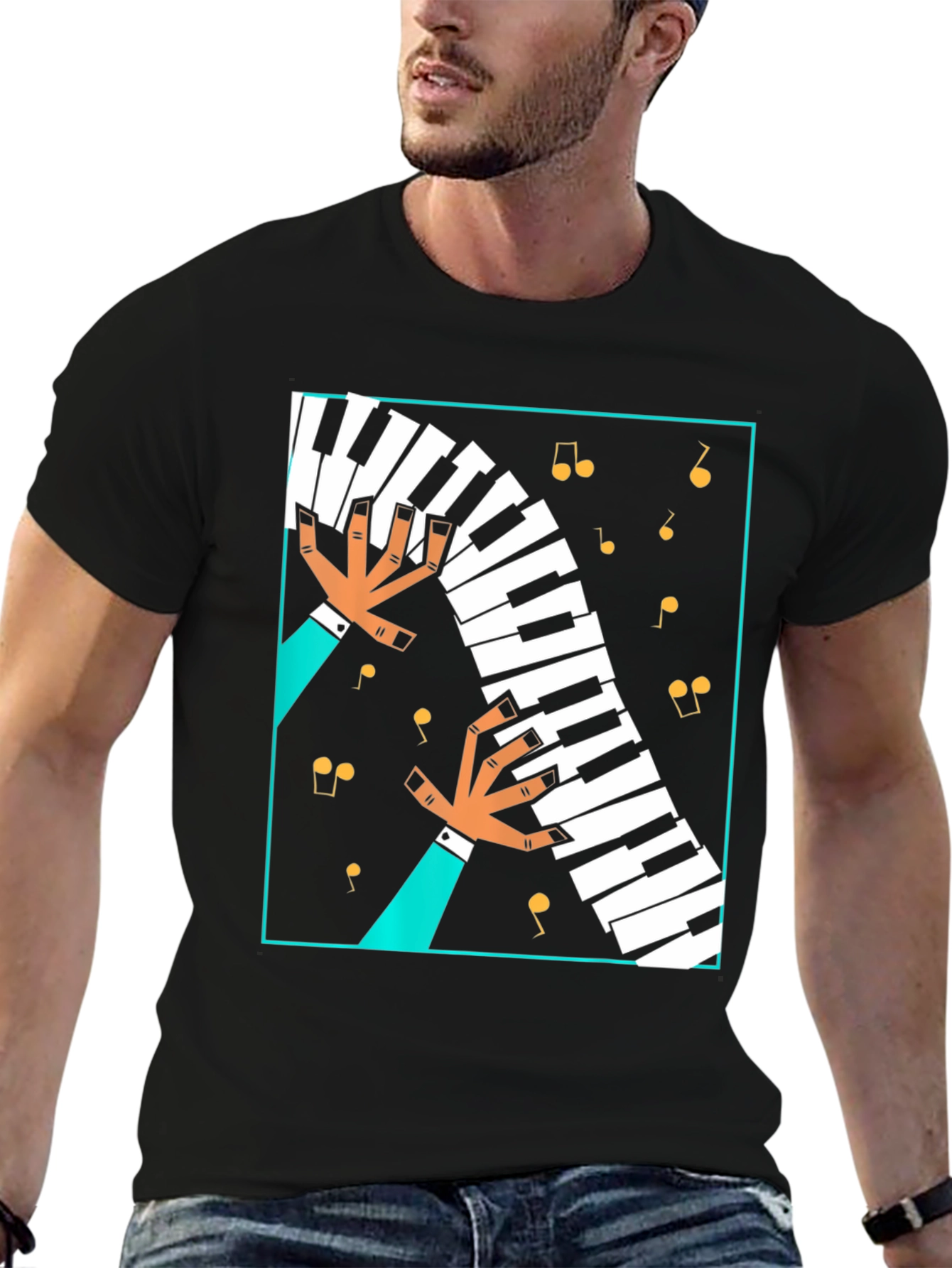 Musical Hands Piano T-Shirt
