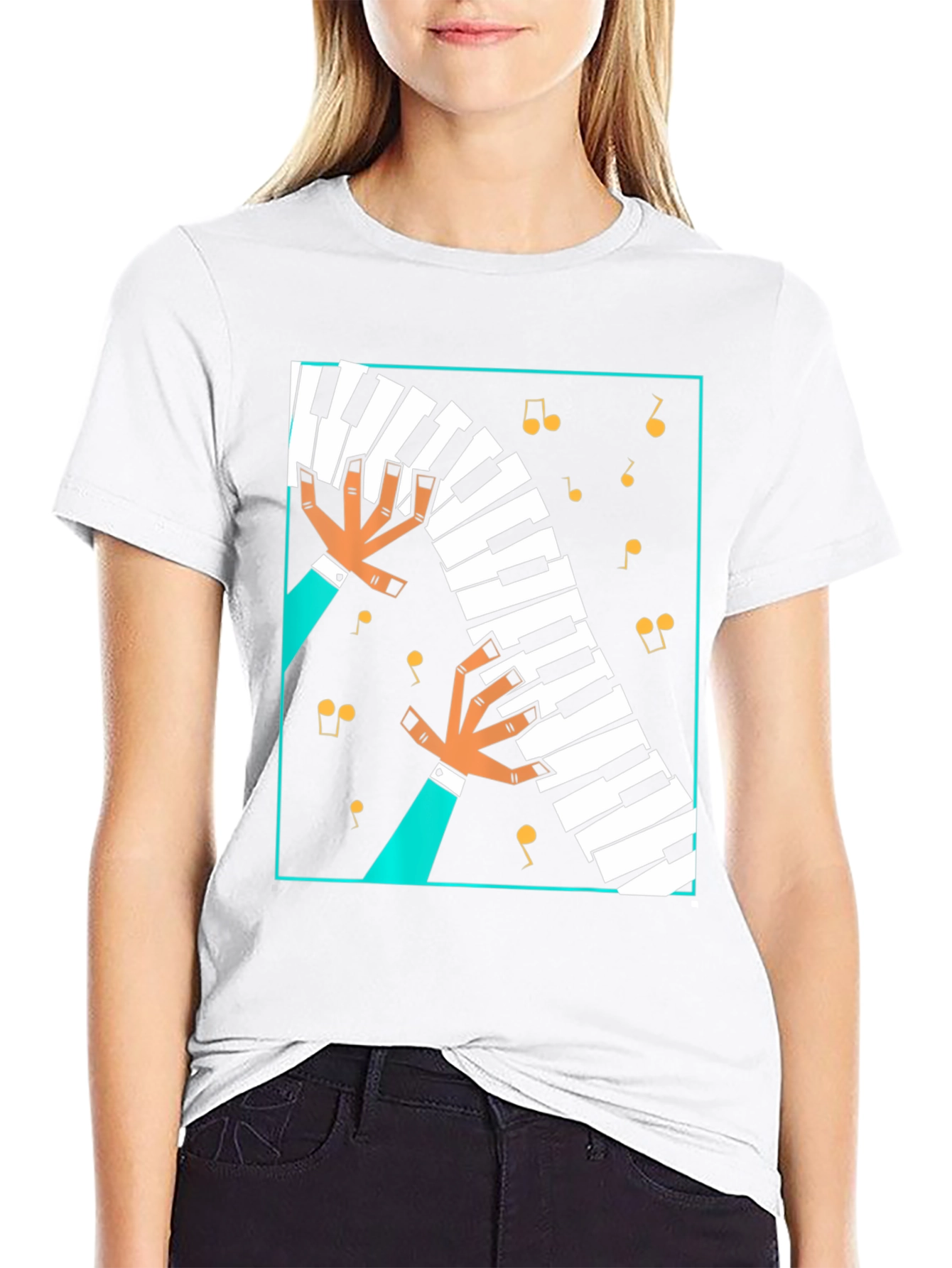 Musical Hands Piano T-Shirt