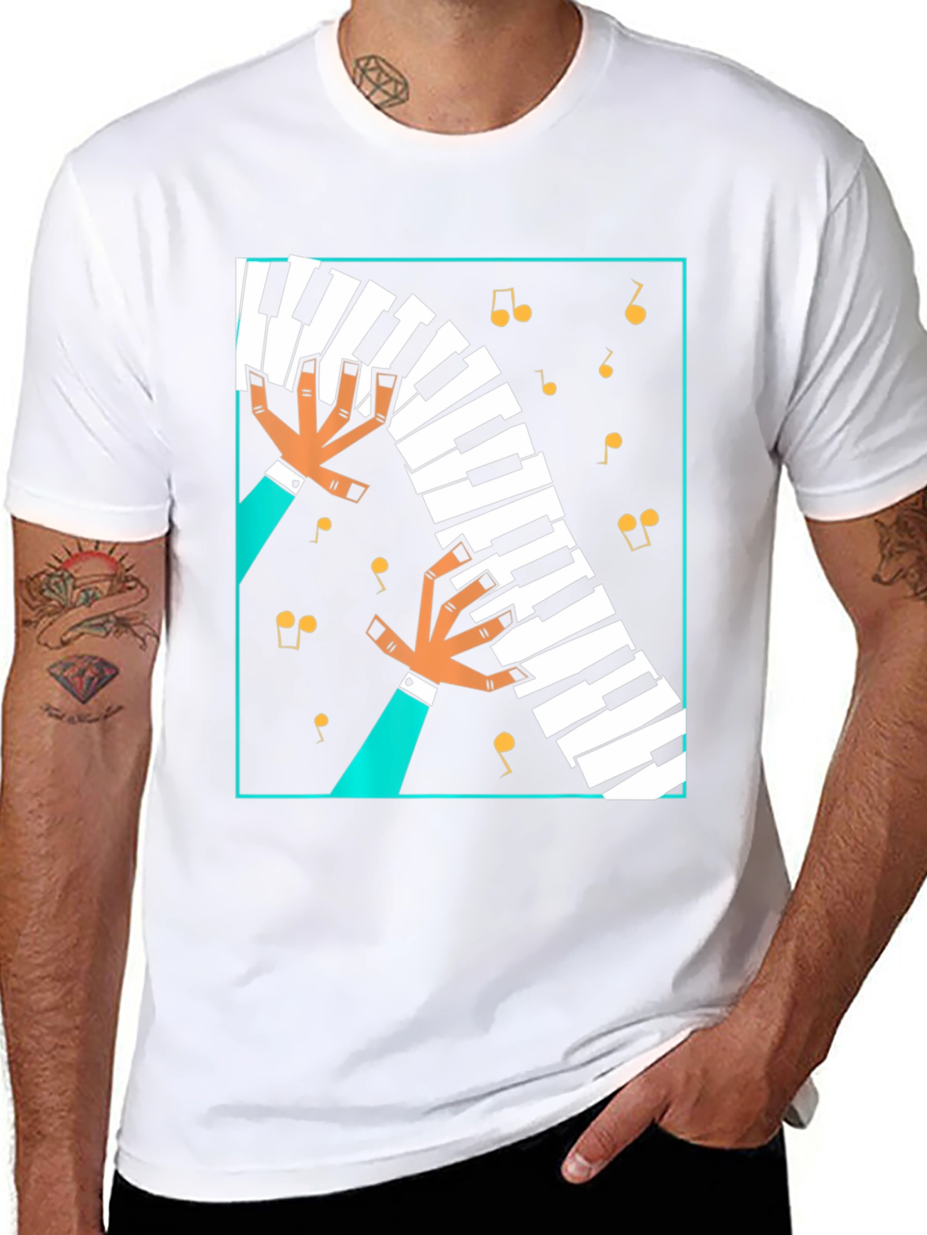 Musical Hands Piano T-Shirt