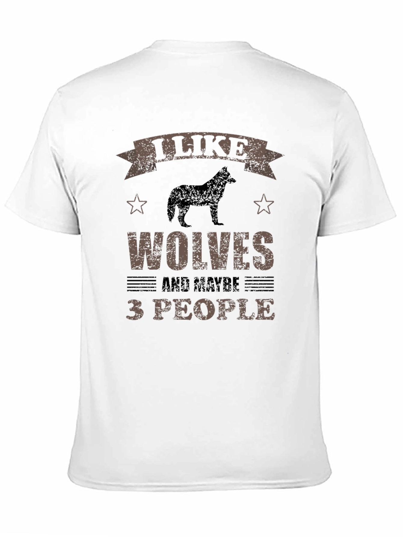 I Like Wolves and Maybe 3 People Graphic Tee