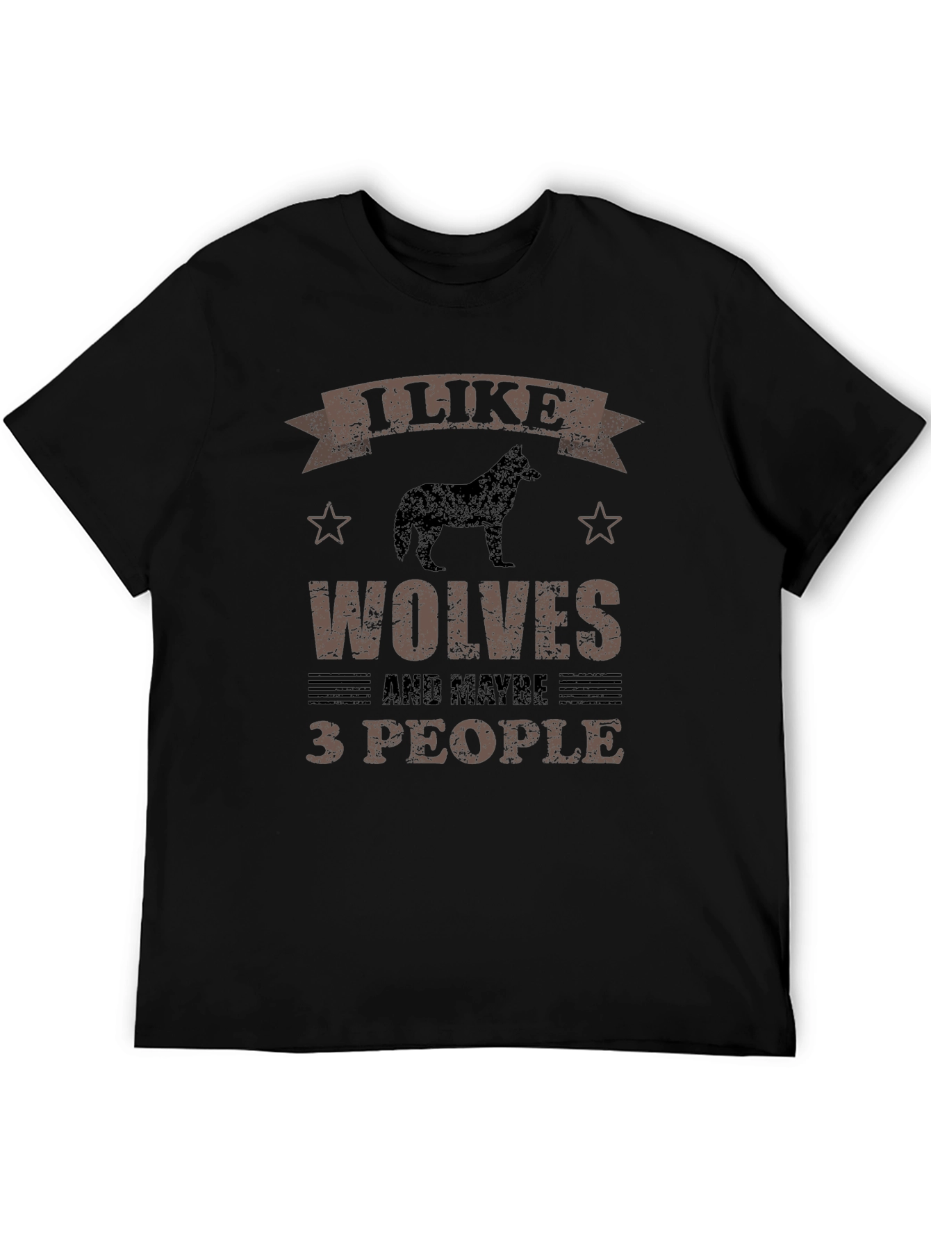 I Like Wolves and Maybe 3 People Graphic Tee