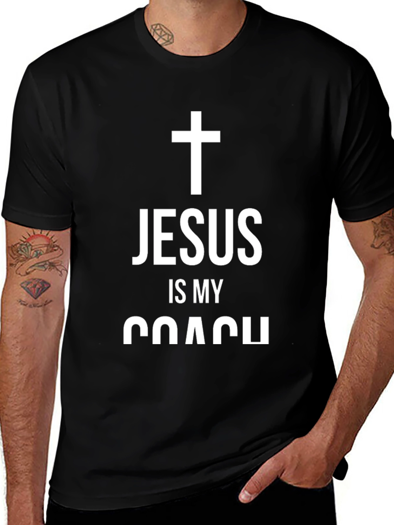 Jesus Is My Coach Christian T-Shirt
