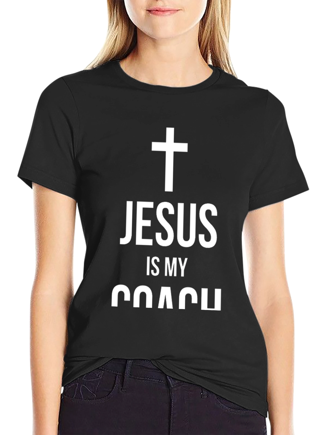 Jesus Is My Coach Christian T-Shirt