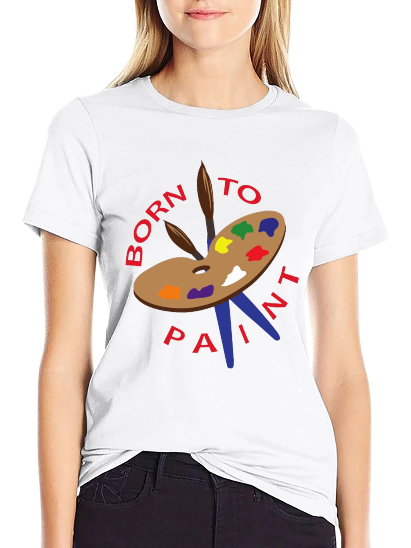 Born To Paint Graphic Tee