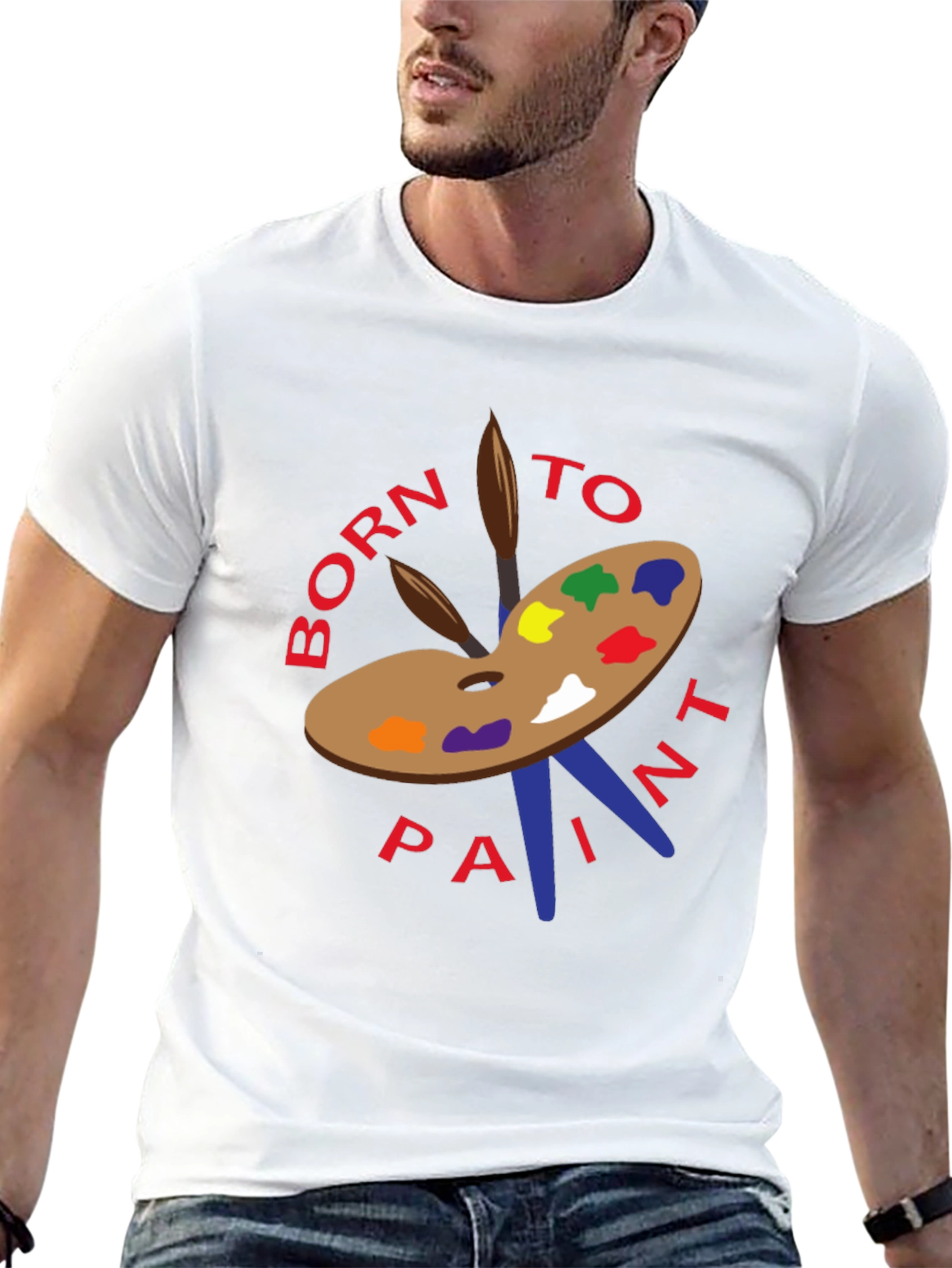 Born To Paint Graphic Tee