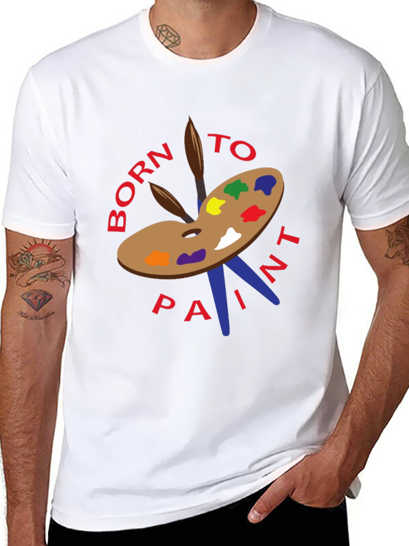 Born To Paint Graphic Tee