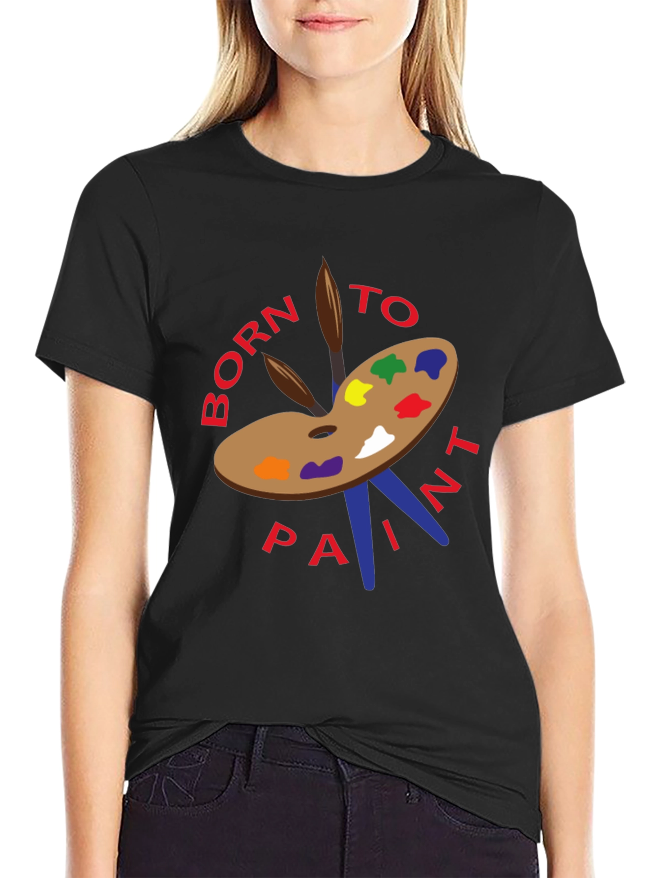 Born To Paint Graphic Tee