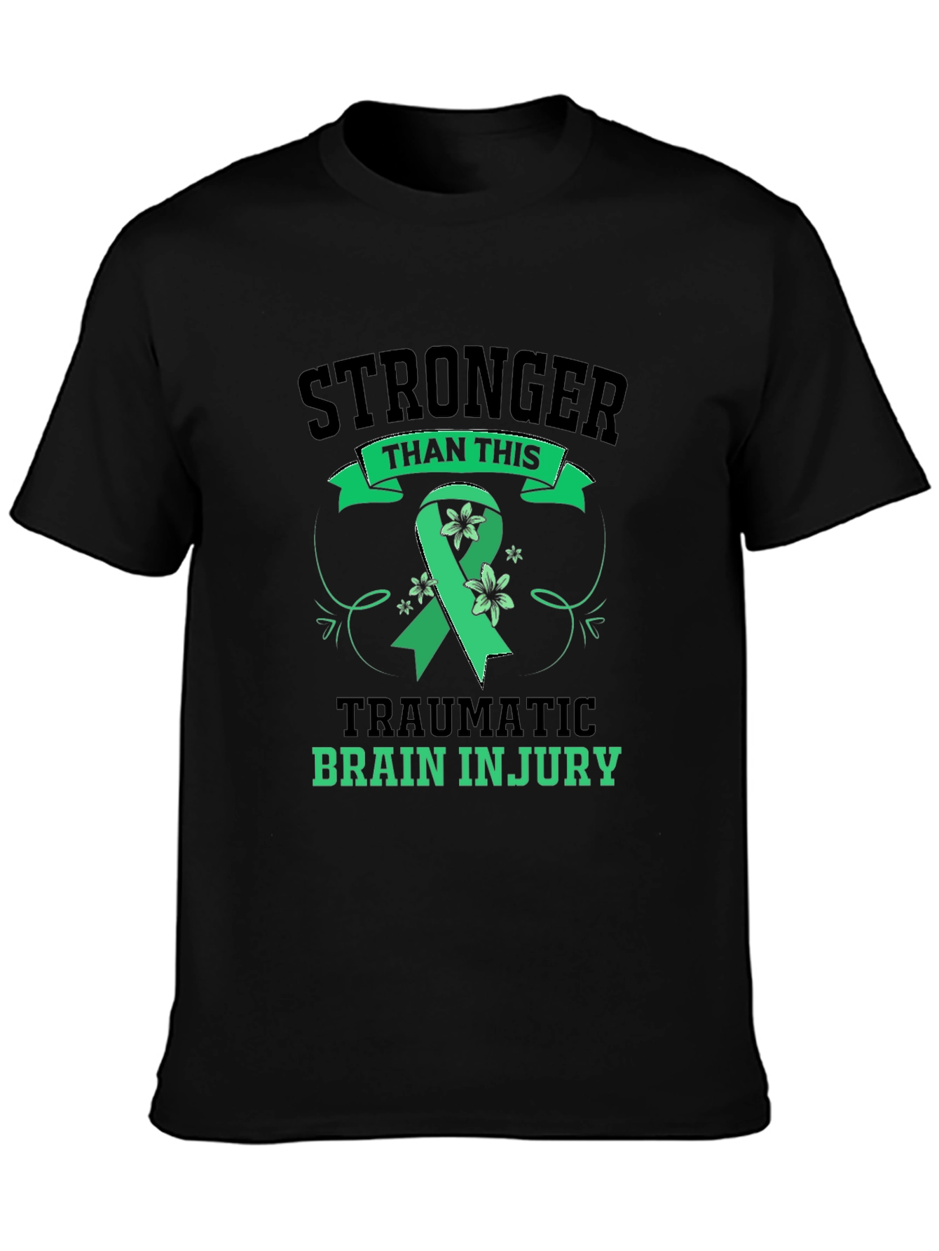 Stronger Than Traumatic Brain Injury Awareness Tee