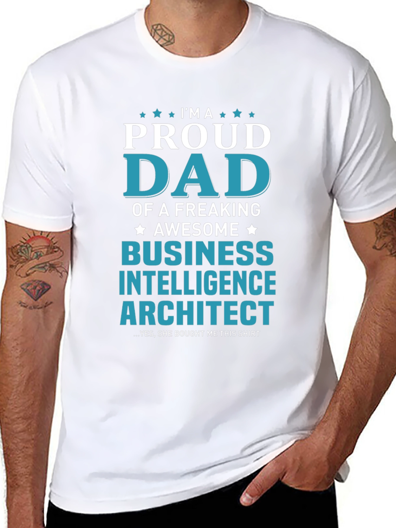 Proud Dad of Business Intelligence Architect T-Shirt