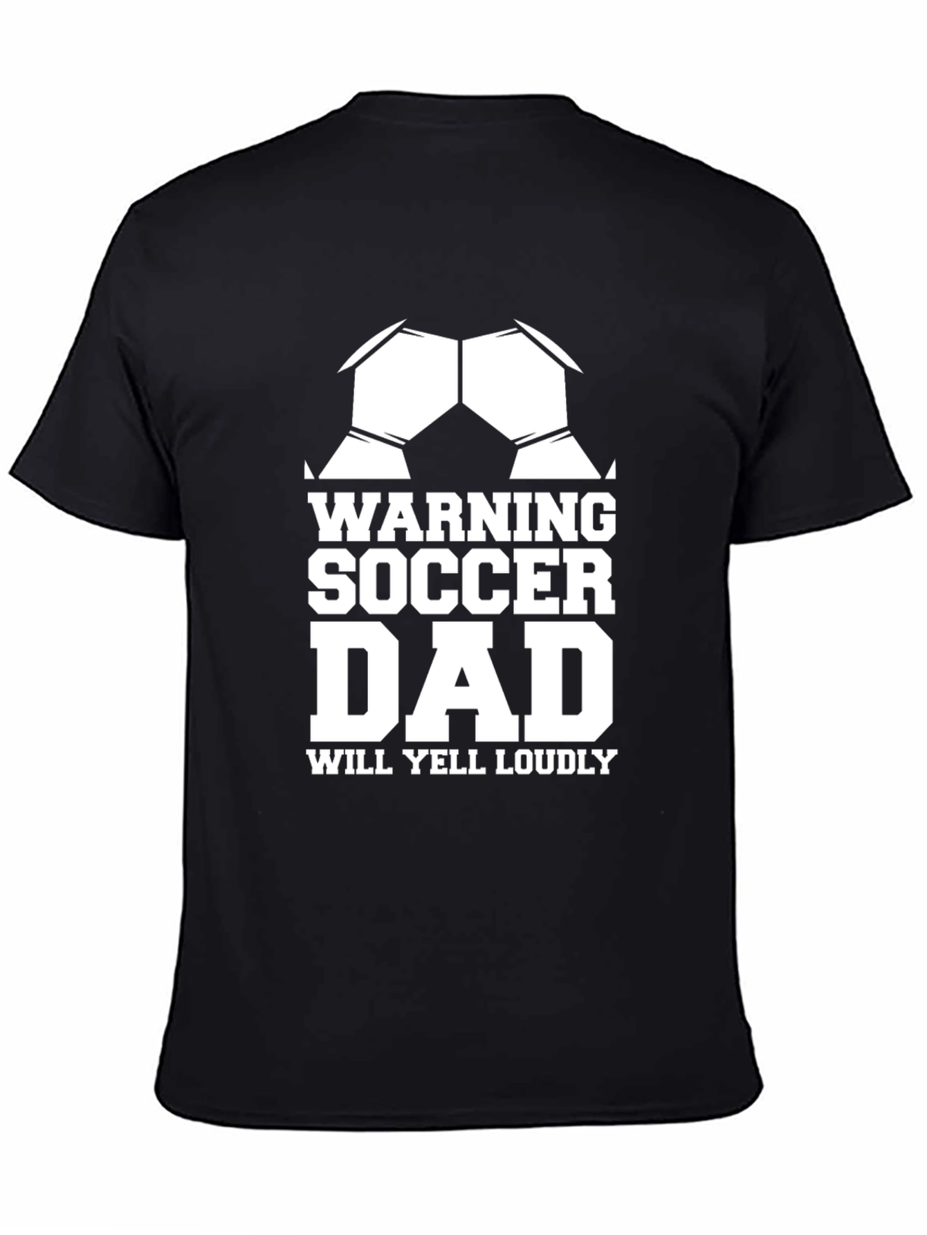 Warning Soccer Dad Graphic T-Shirt