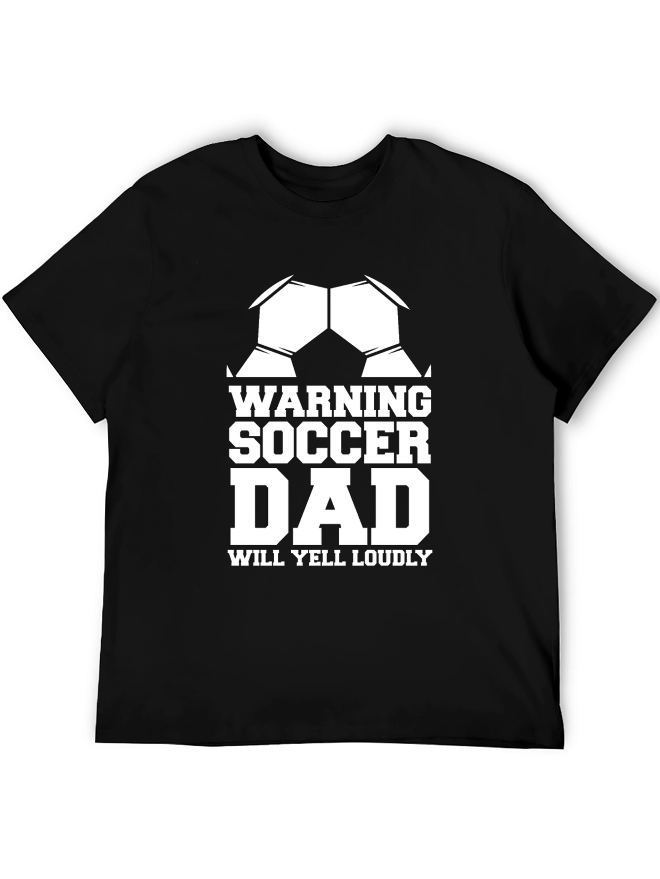 Warning Soccer Dad Graphic T-Shirt