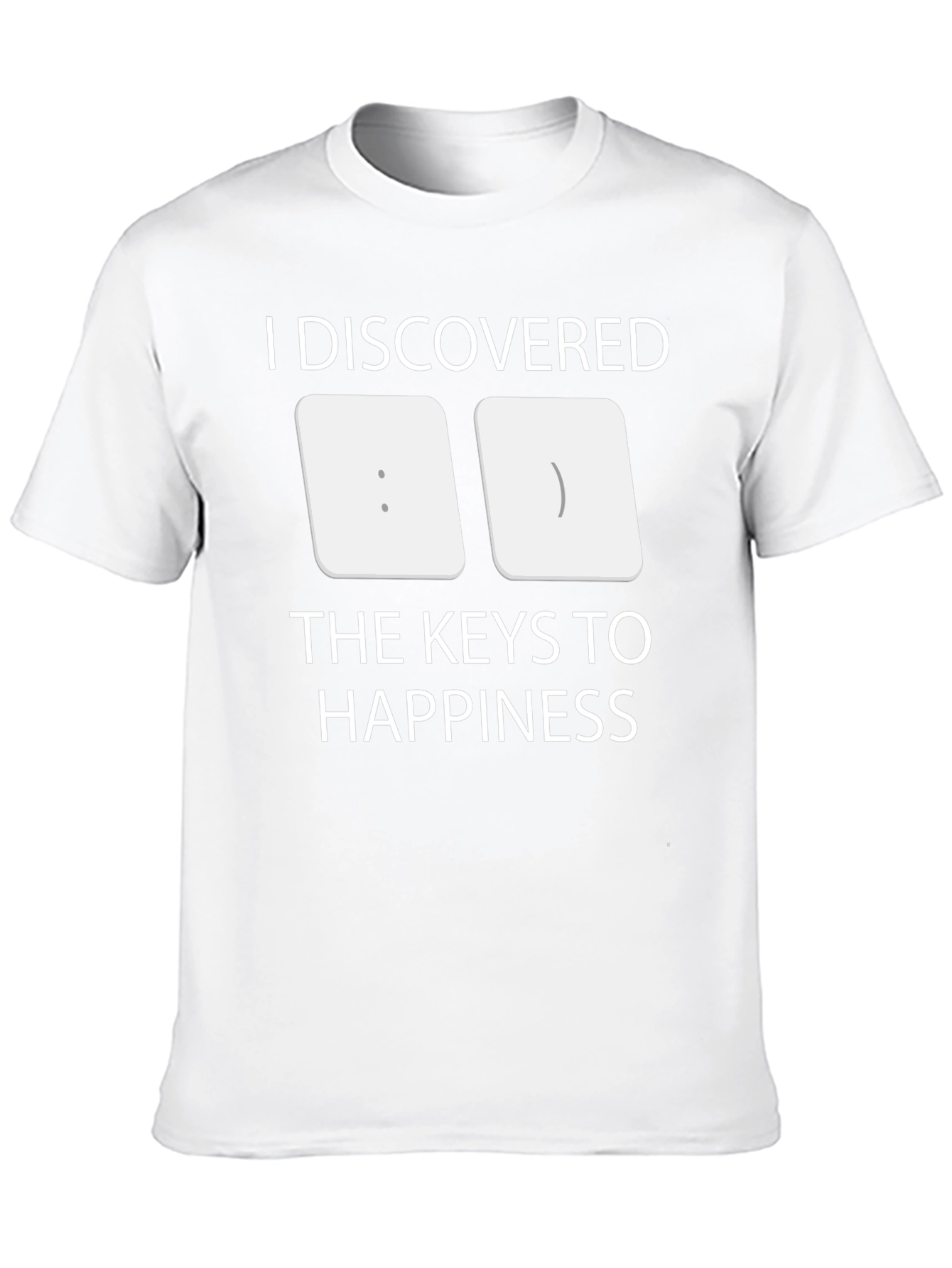 Keys to Happiness T-Shirt - Programmer Humor Tee